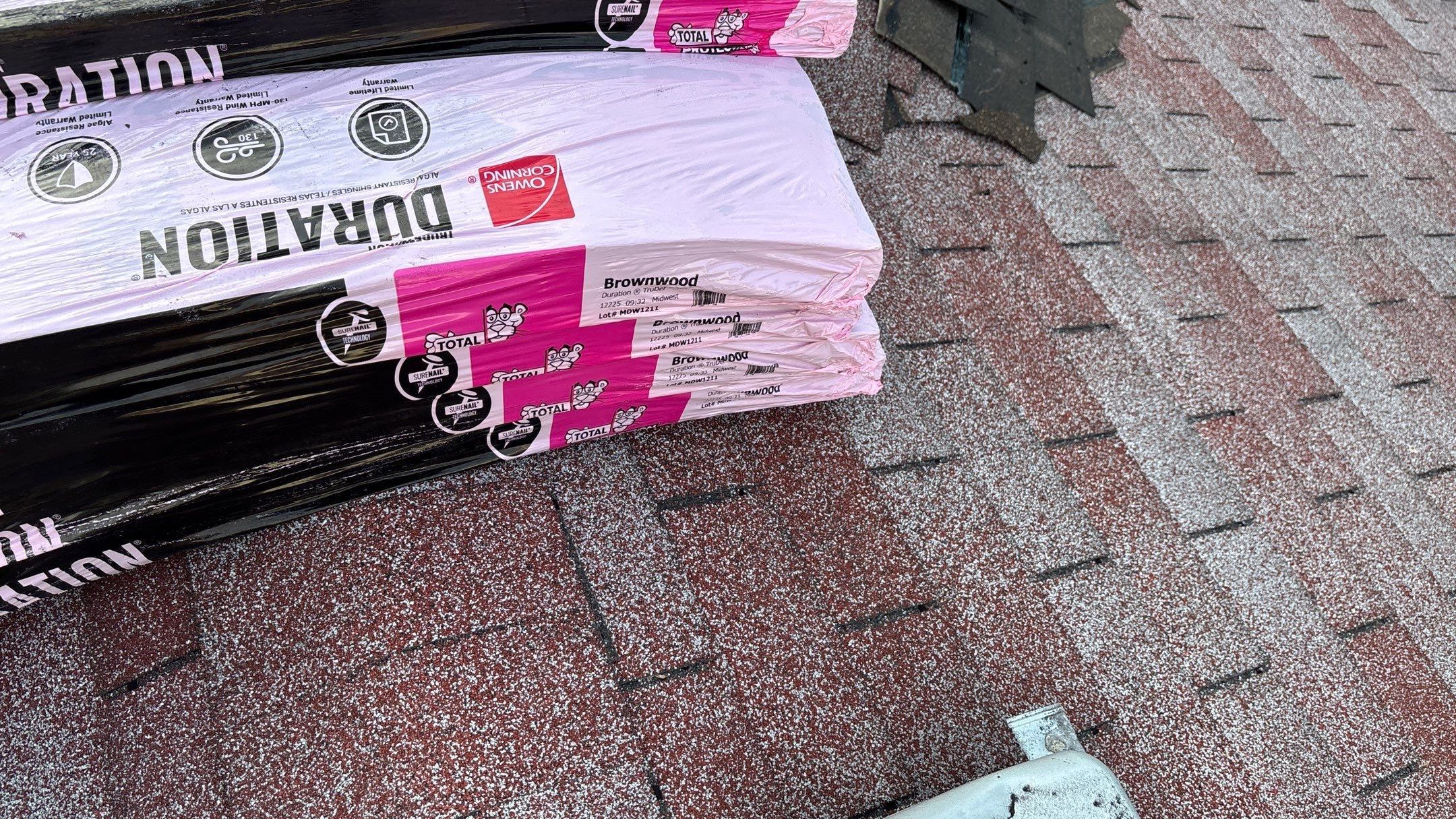 Roof Replacement using Owens Corning Brownwood by 180 Contractors