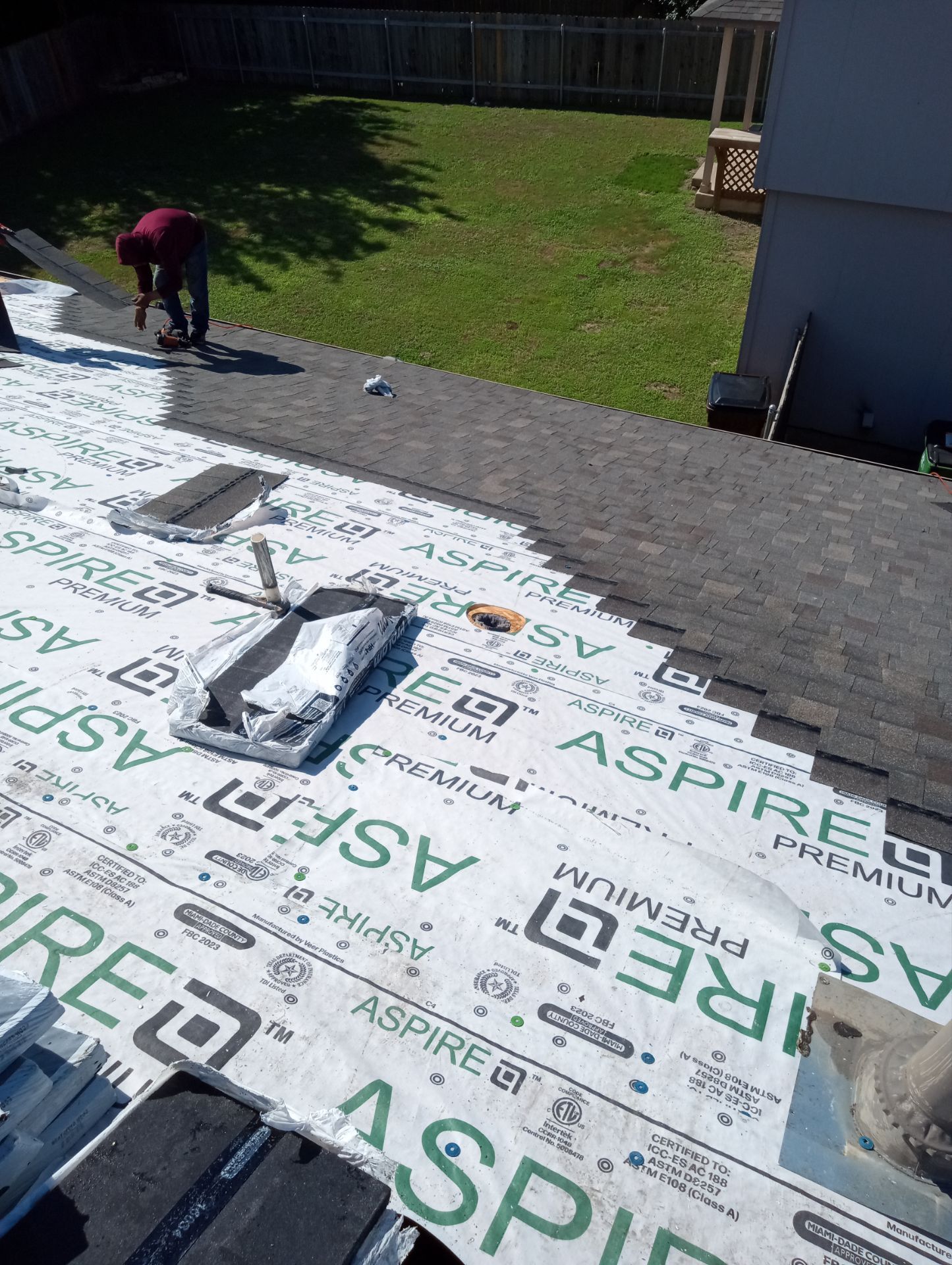 Complete Residential Roofing Replacement and Decking Repair in Round Rock by Caliber Restoration LLC
