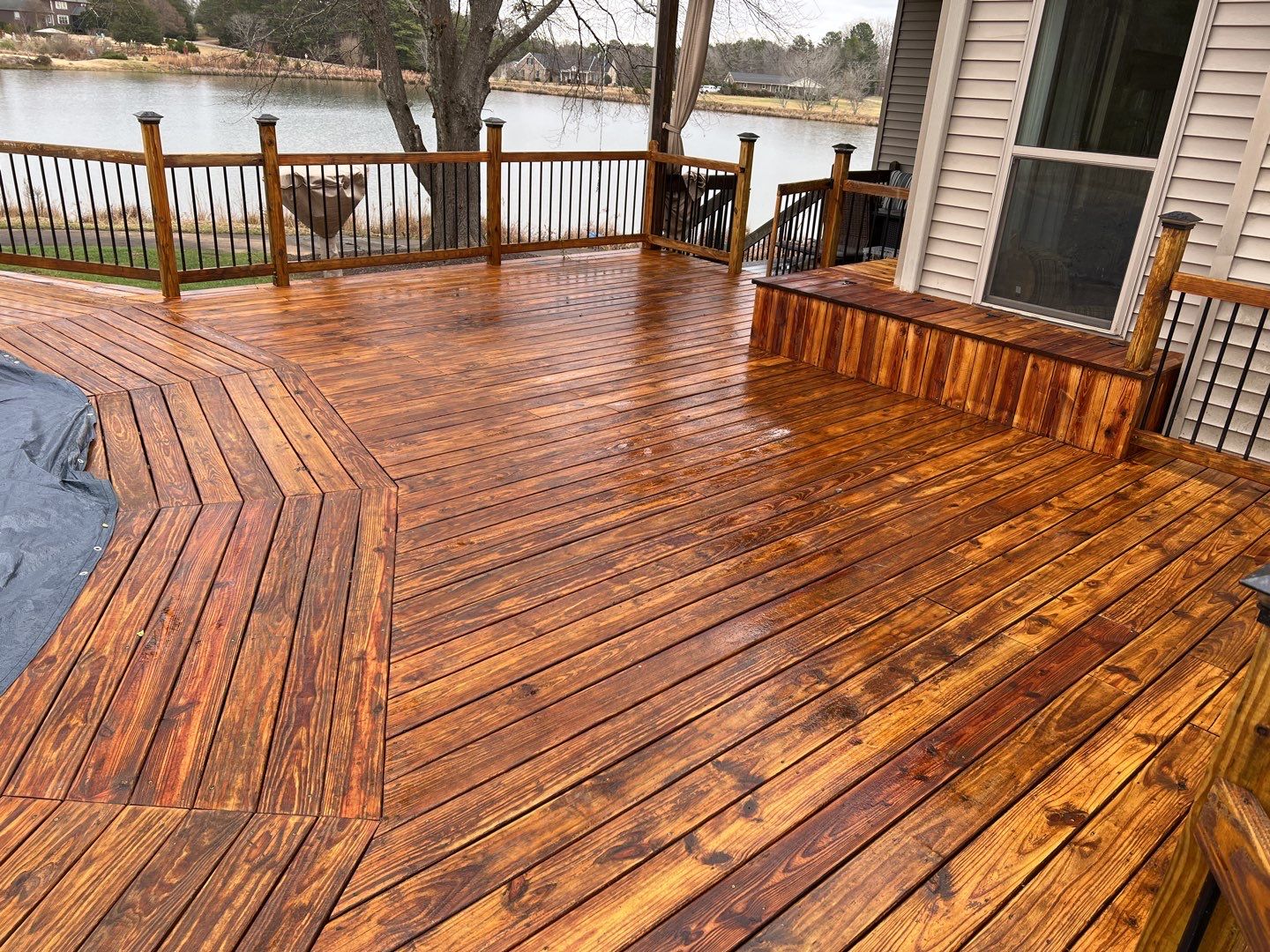 Weathered Deck using Wood Sealant by DuraSeal