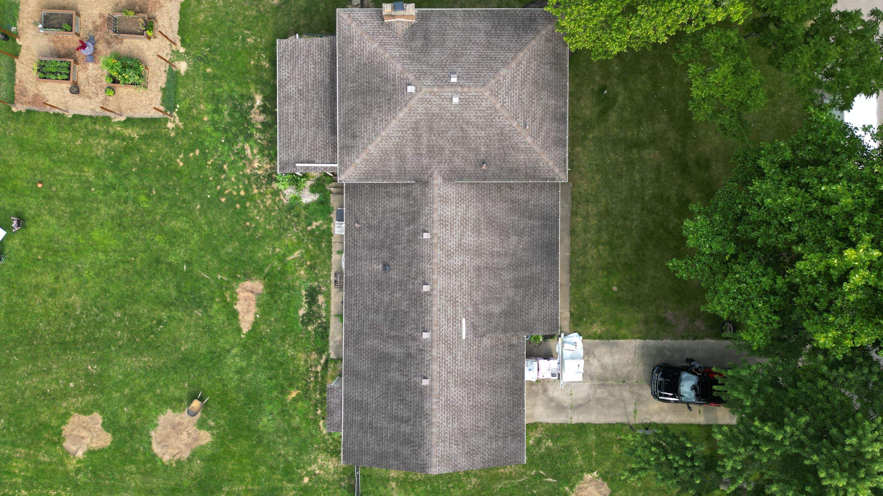 Residential Roof Install with Driftwood Shingles by WIW Enterprises Inc