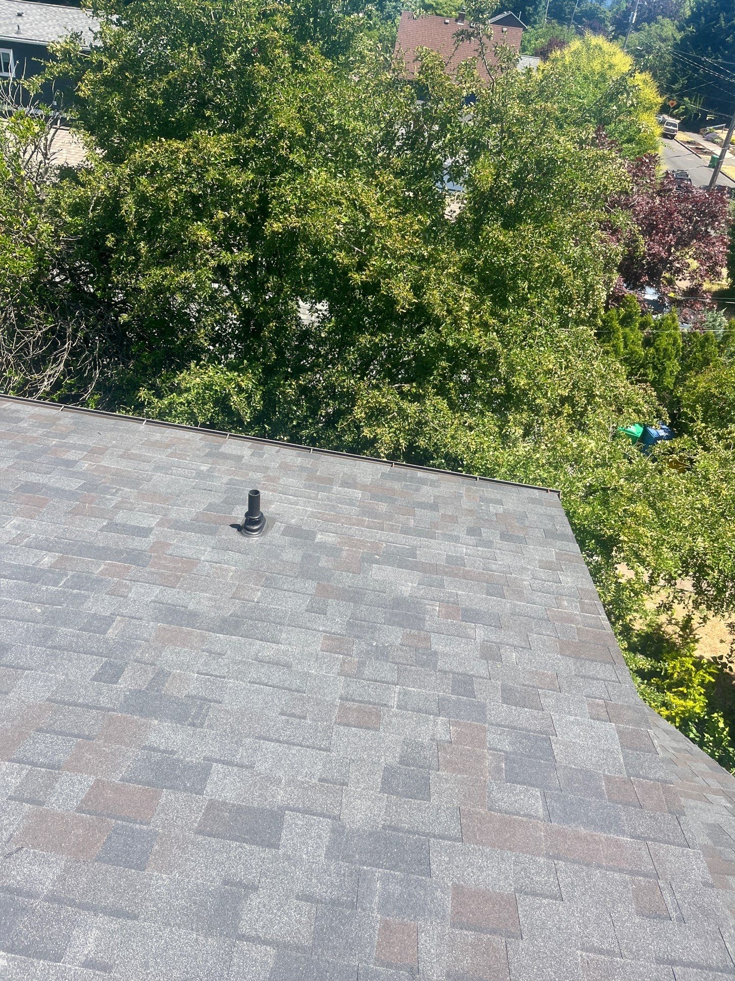 Project in West linn by Tom Leach Roofing