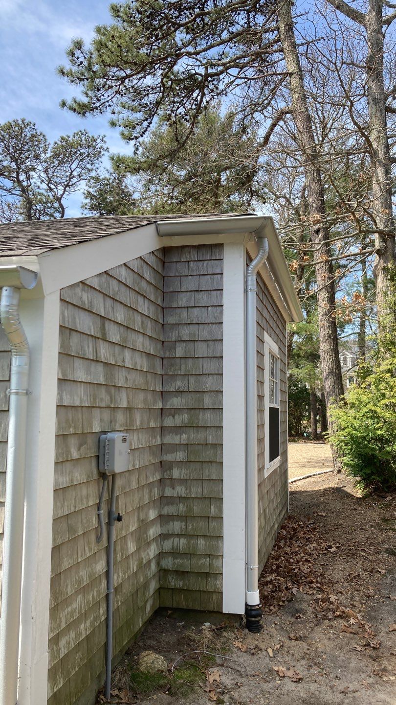 Gutter Installation using 6" Half Round Galvalume Gutter by Gutter Pro Enterprises