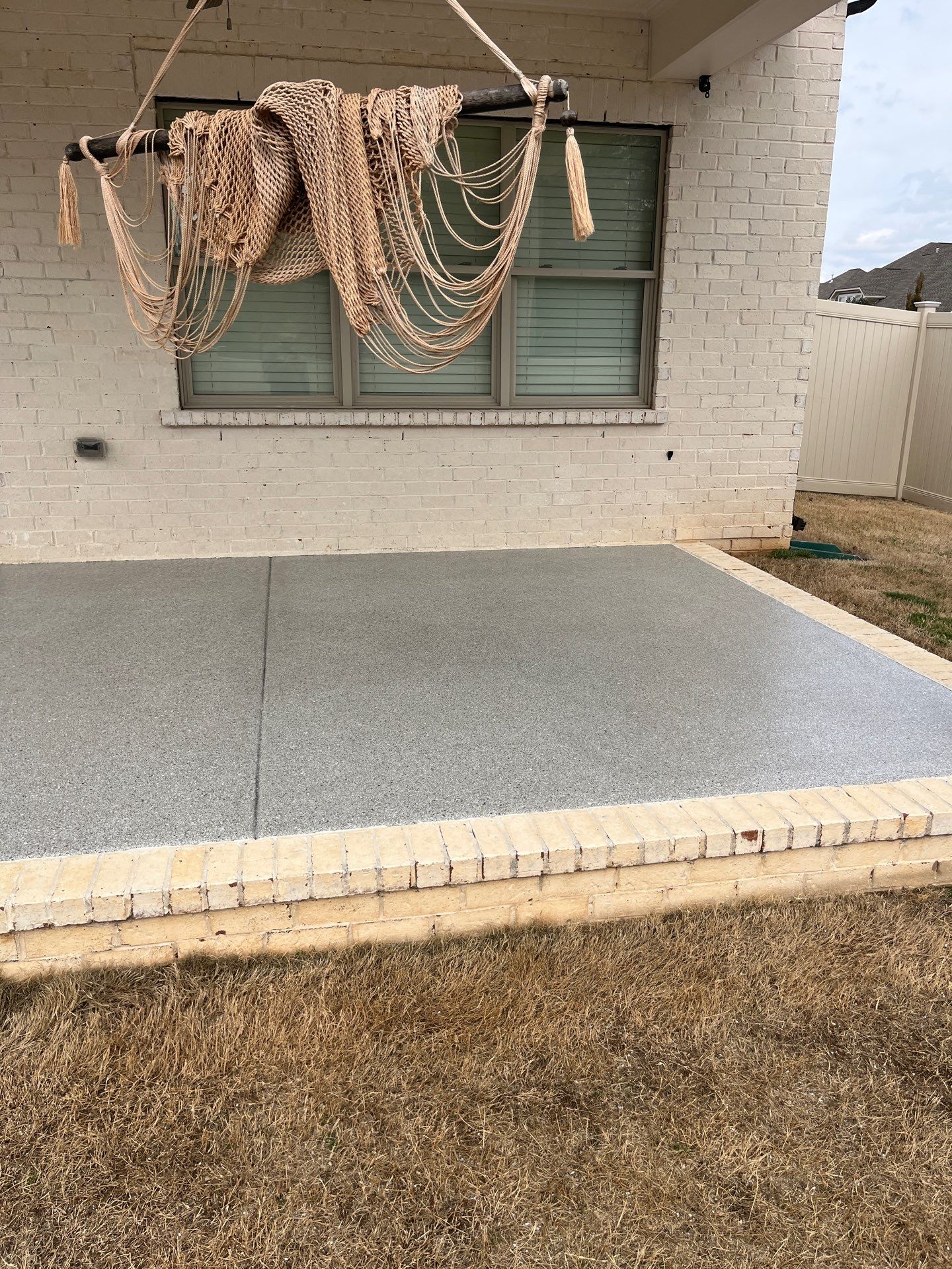 Patio Floor Coating using Quartzite by My Garage Floor Guys