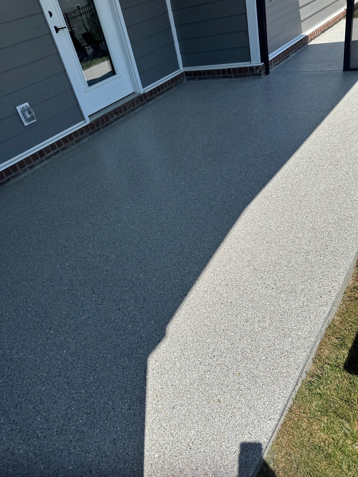 Patio Floor Coating using Quartzite by My Garage Floor Guys