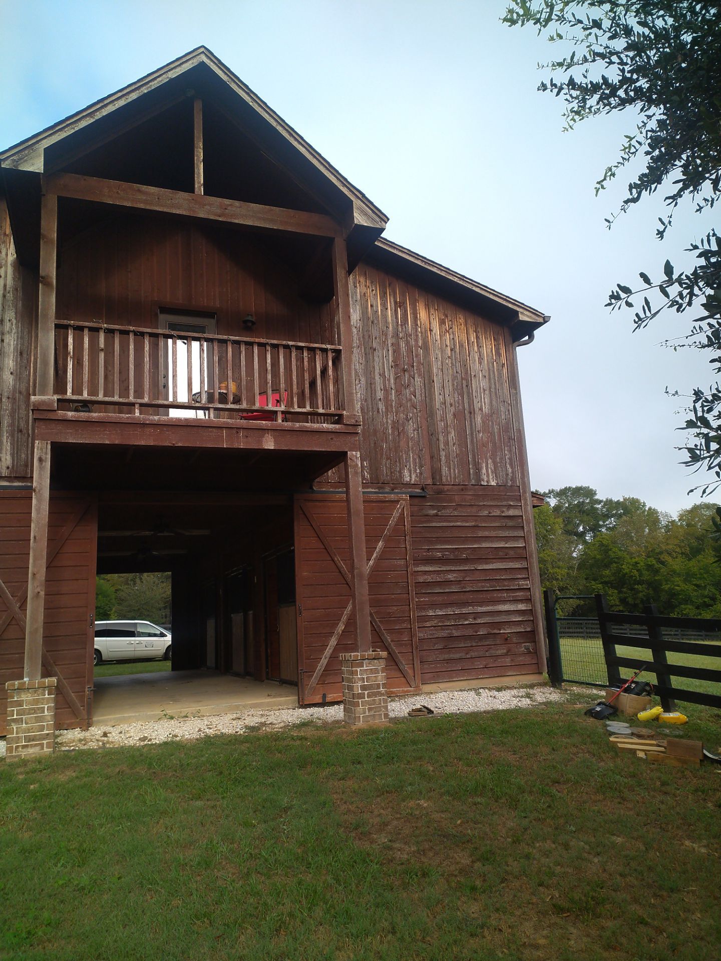 Exterior Staining Project - Flint, Texas by Quality Coats Painting
