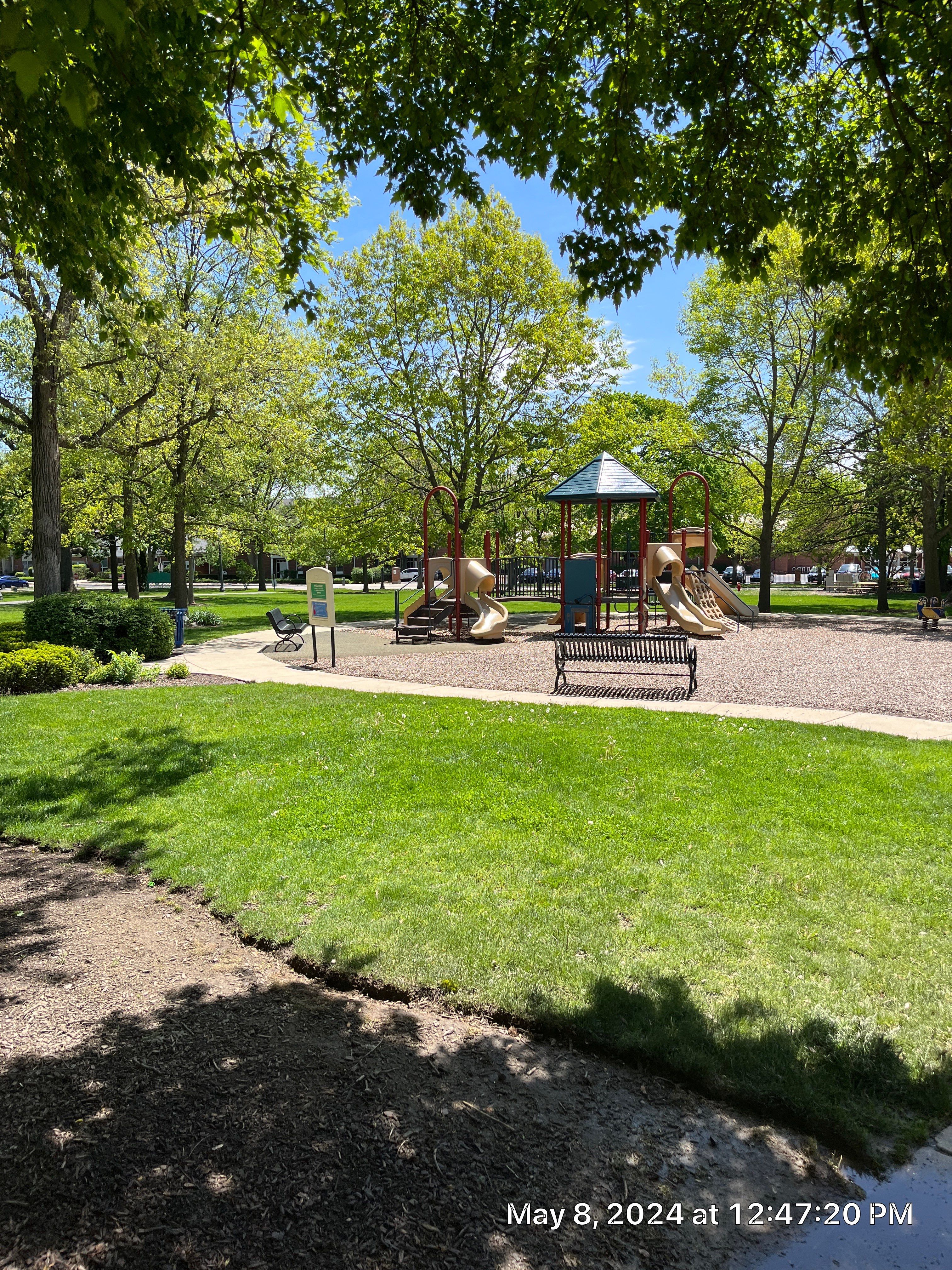 Playground cleaning by Northern Power Washing LLC.