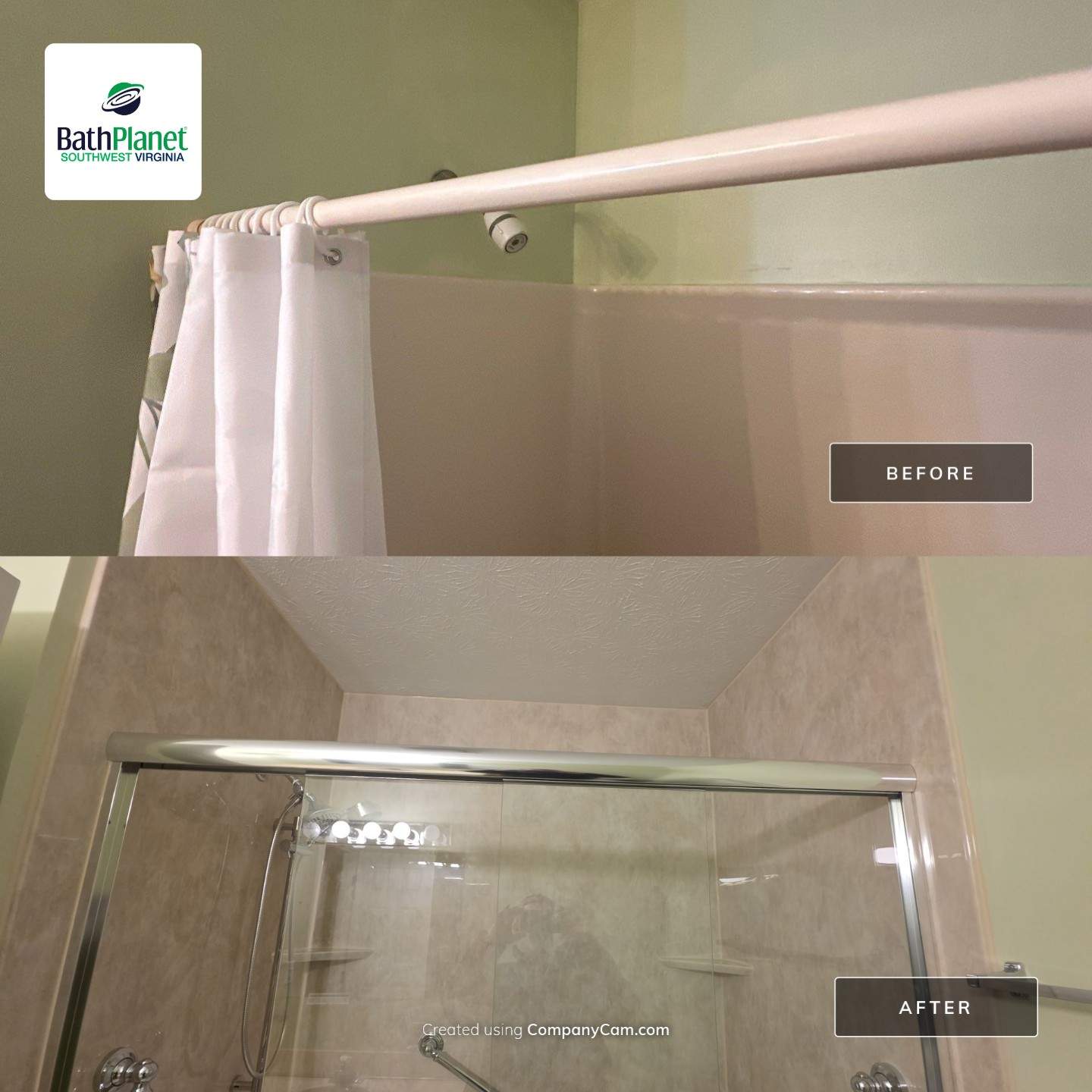 Tub to Shower by BathPlanet SW Virginia