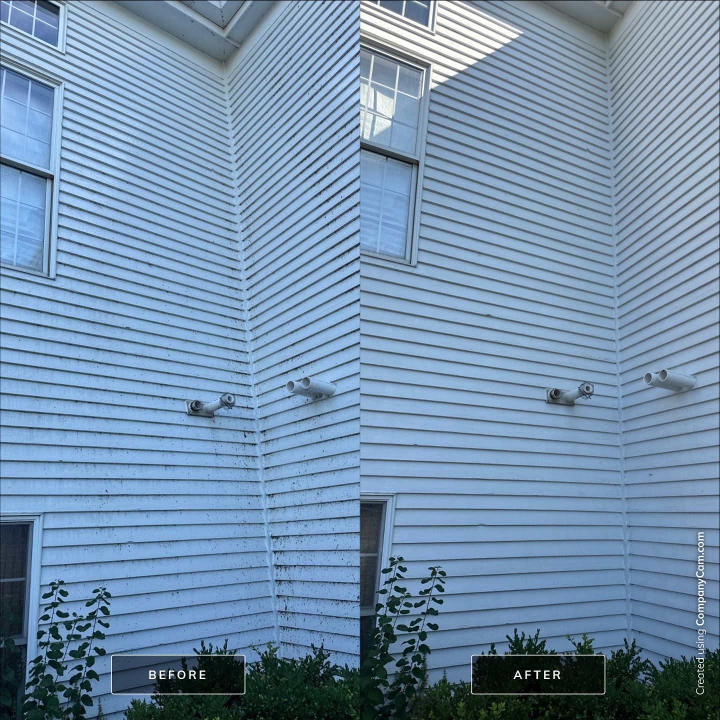 Chain of Lakes Community Bible Church Exterior Wash by Simmons Power & Soft Washing