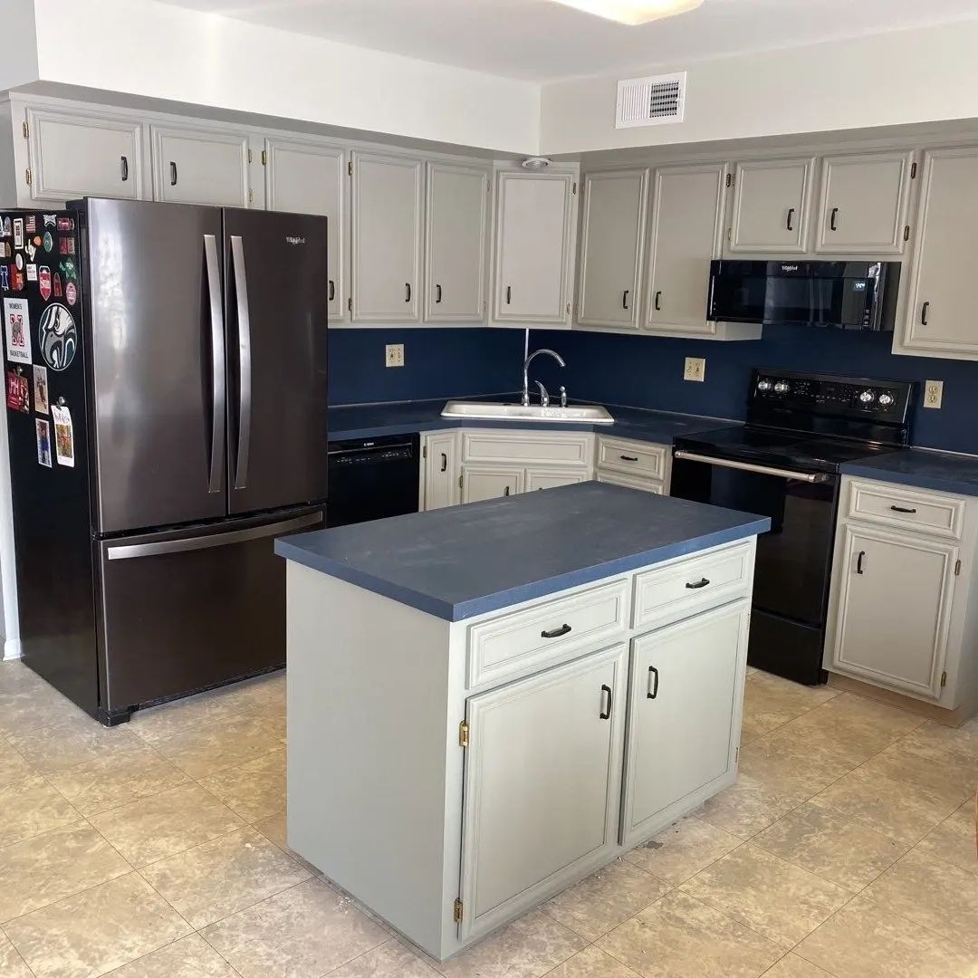 High End Kitchen Cabinet Painting by Ryan Amato Painting LLC and Lehigh Valley Epoxy