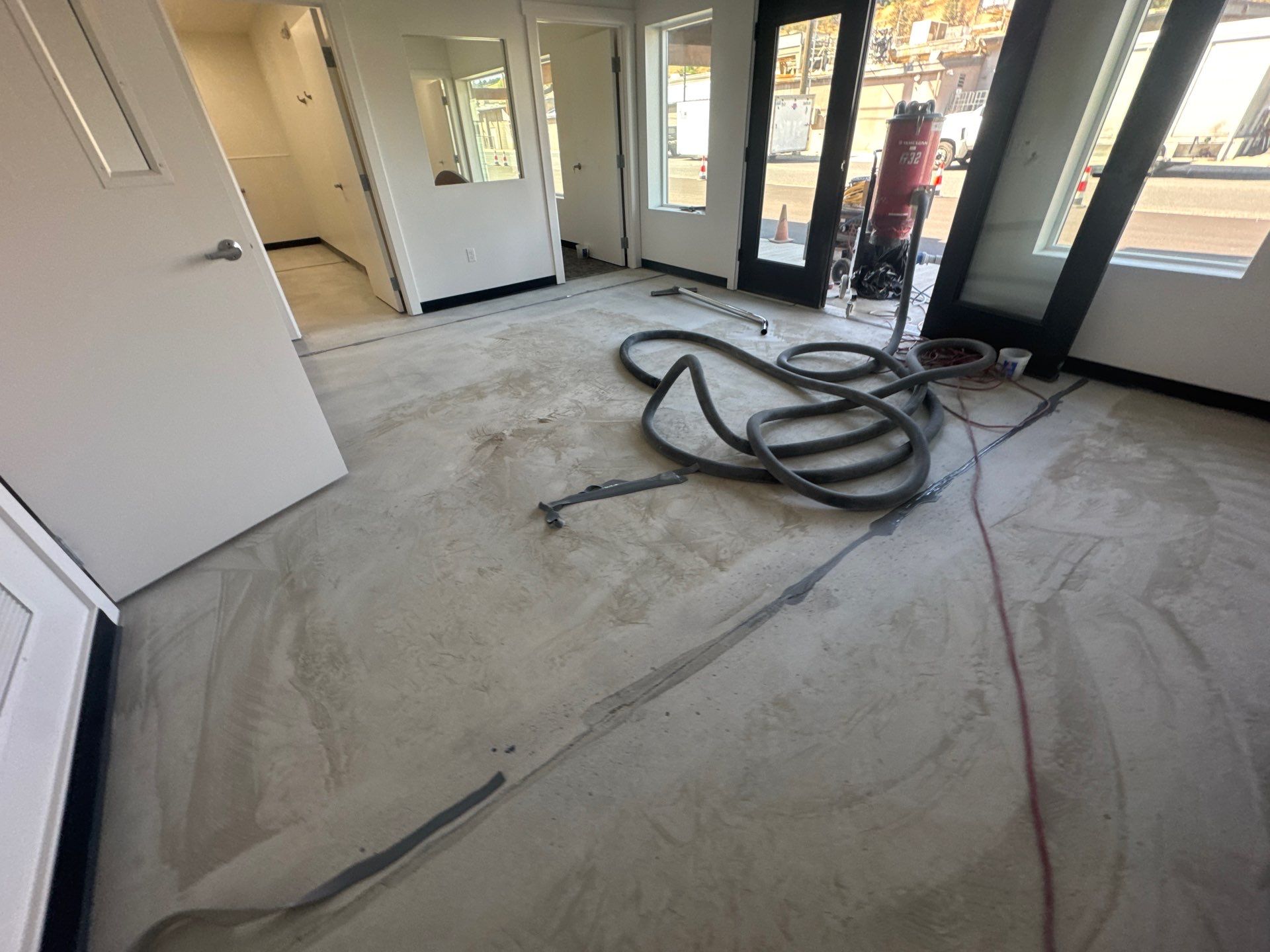 Colfax Commercial Shop Transformation With Vapor Mitigating Floor Coatings by Croc Coatings, LLC