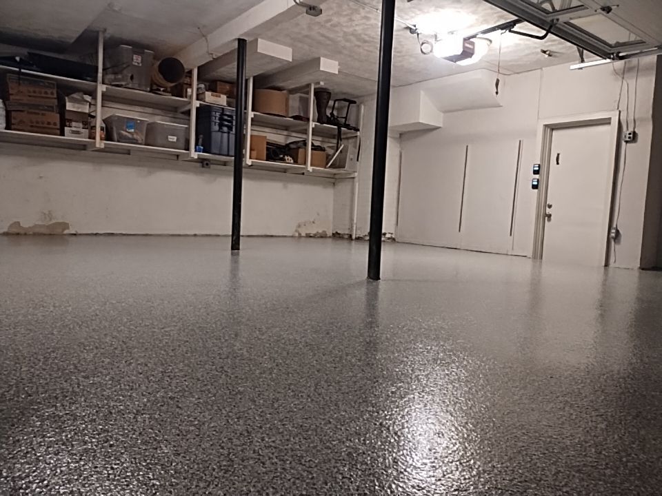 Basement in Newton, MA 02458 by Symphony Concrete Coatings