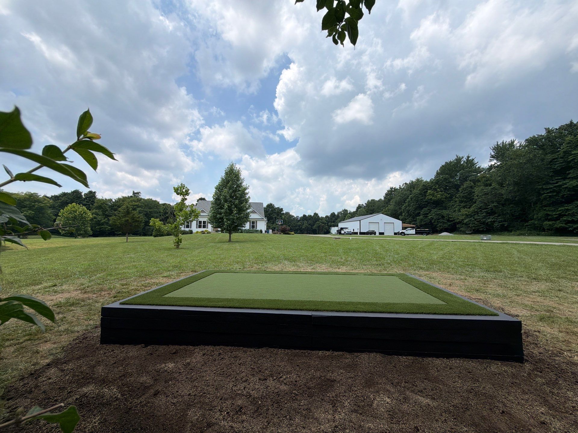Custom Replica Golf Green and Tee Boxes in Batavia, Ohio by Southwest Greens Midwest