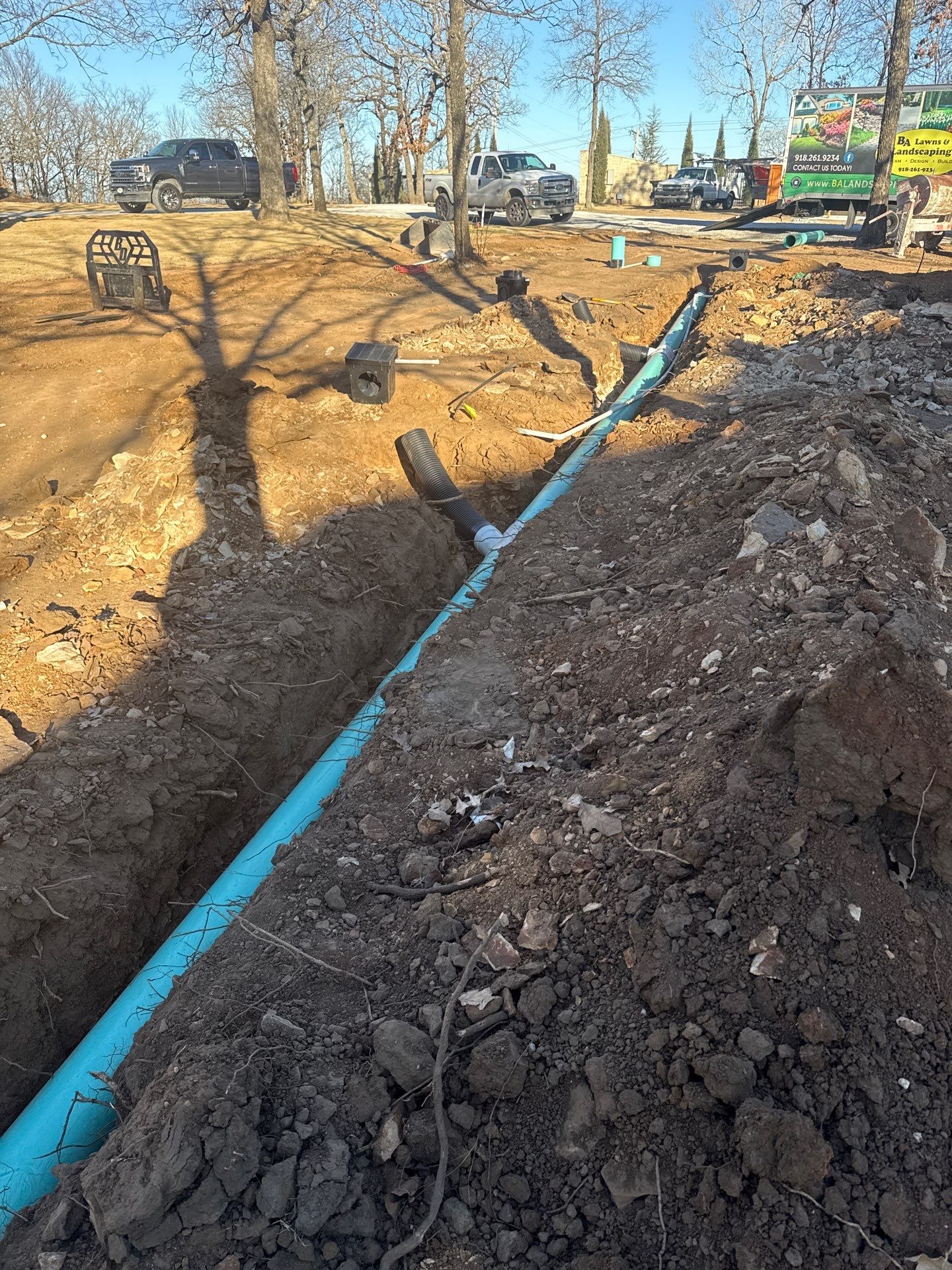 Project in Bixby, OK New construction  by BA Lawns and Landscaping LLC 