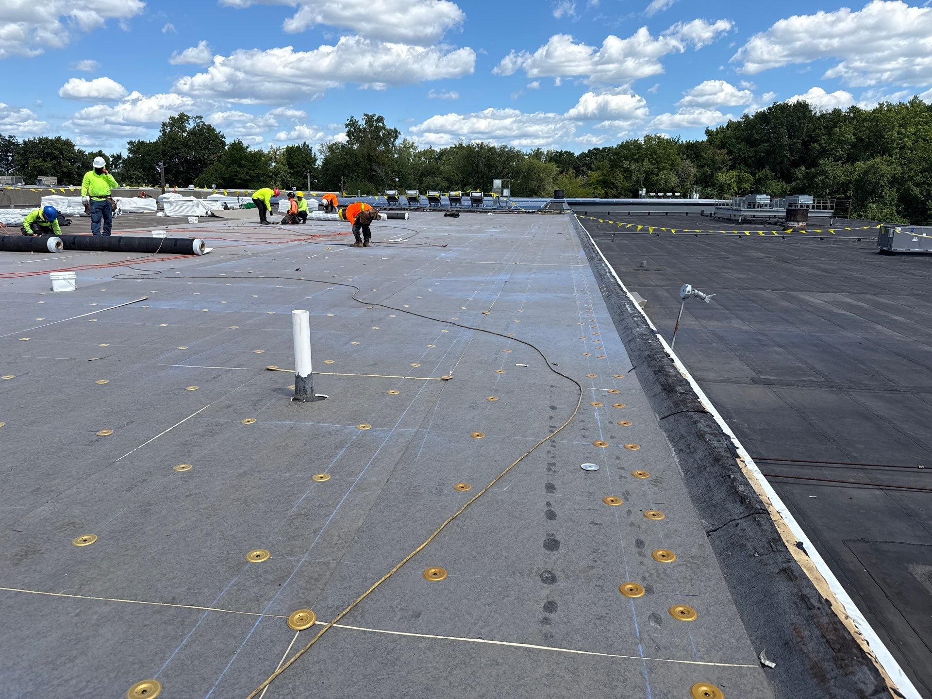 Commercial TPO Roof Replacement by All Site Roofing