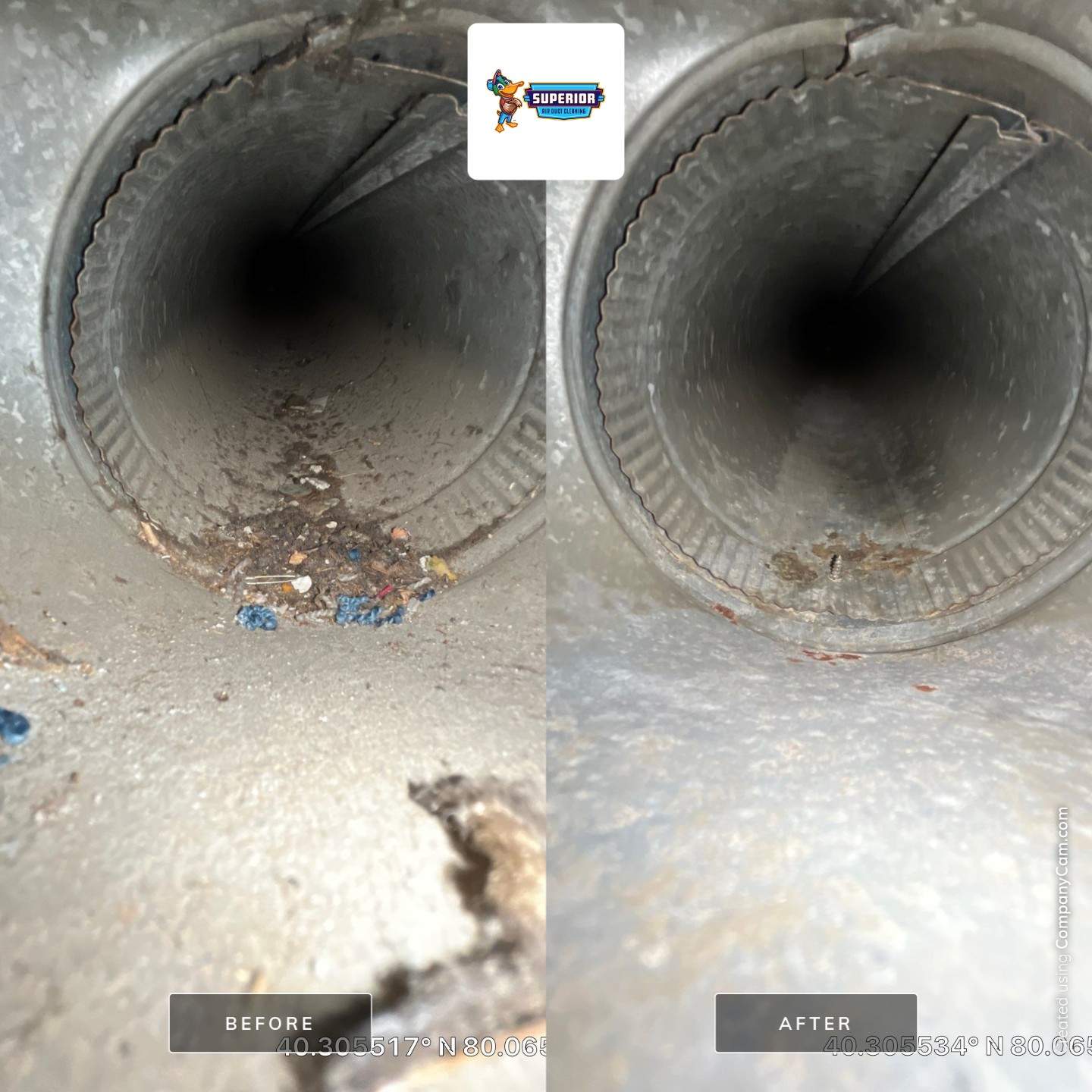 Air Duct & Dryer Vent Cleaning With a Vacuum Truck in Bethel Park, PA by Superior Air Duct Cleaning