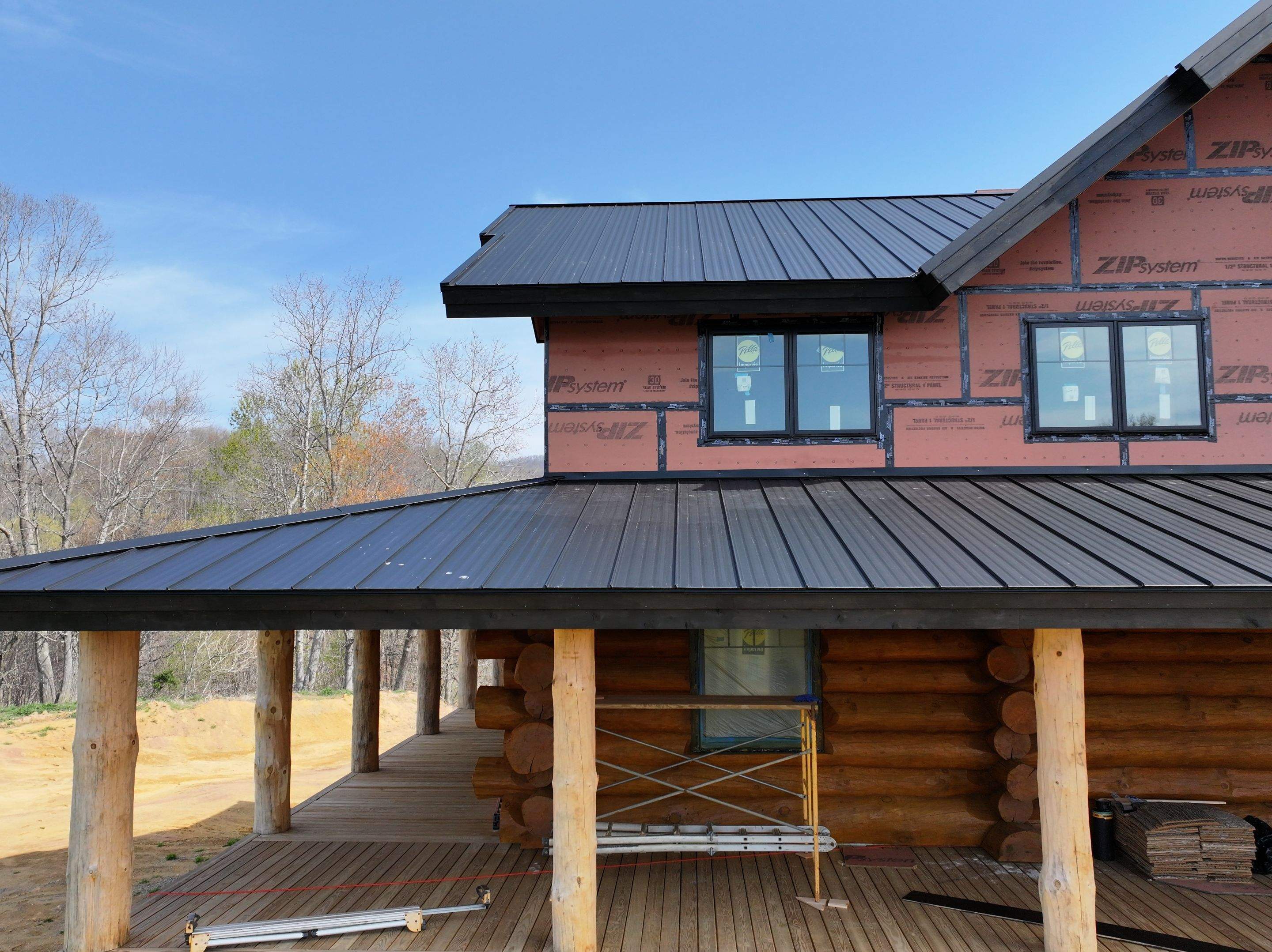 Black Frost Standing Seam by Omnia Roofing
