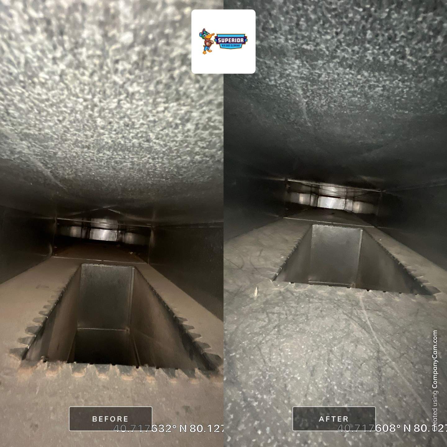 Air Duct & Dryer Vent Cleaning With a Vacuum Truck in Cranberry Twp, PA by Superior Air Duct Cleaning