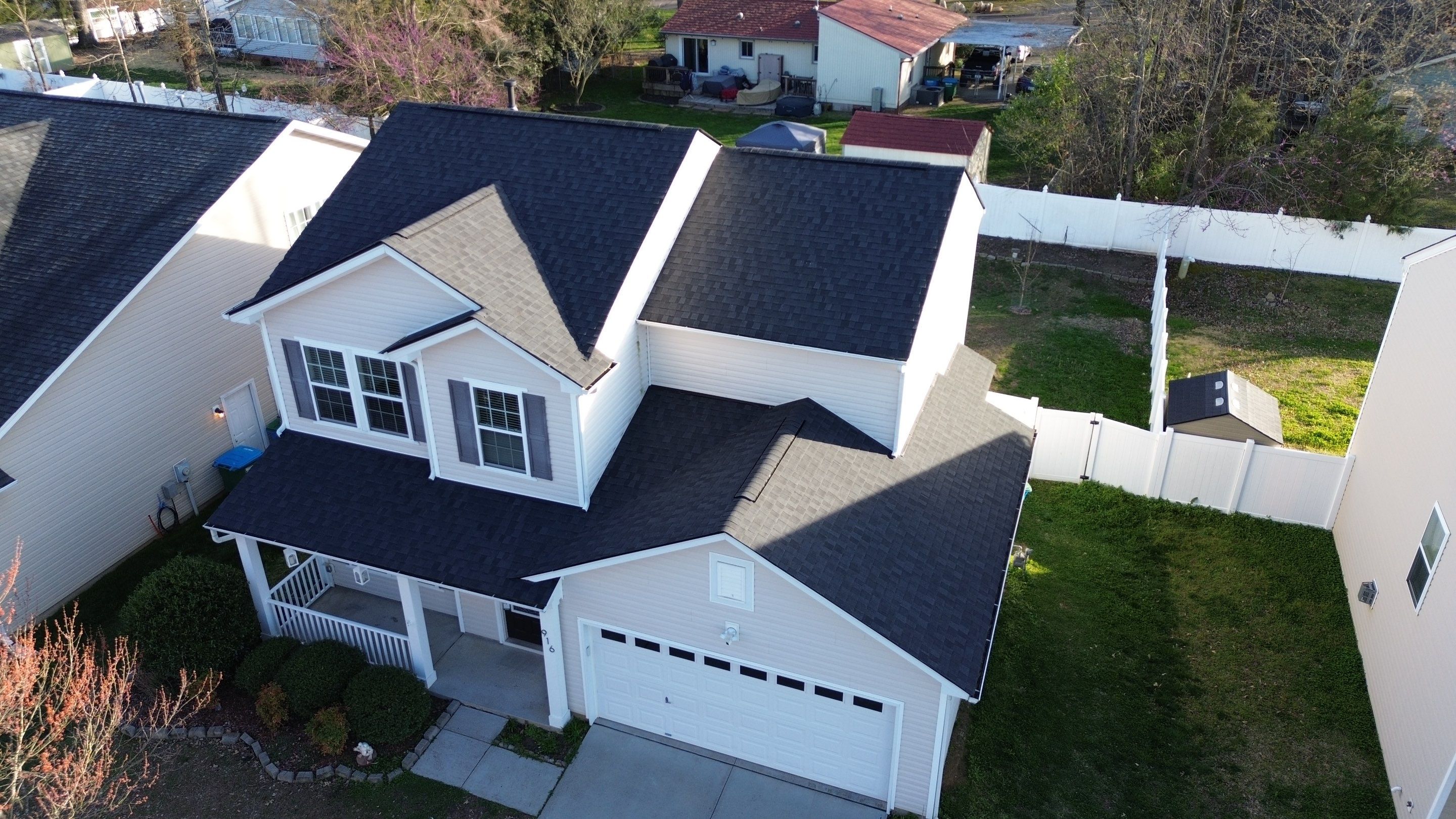 Roof replacement by hail damage by Just Brilliant Restoration JBR