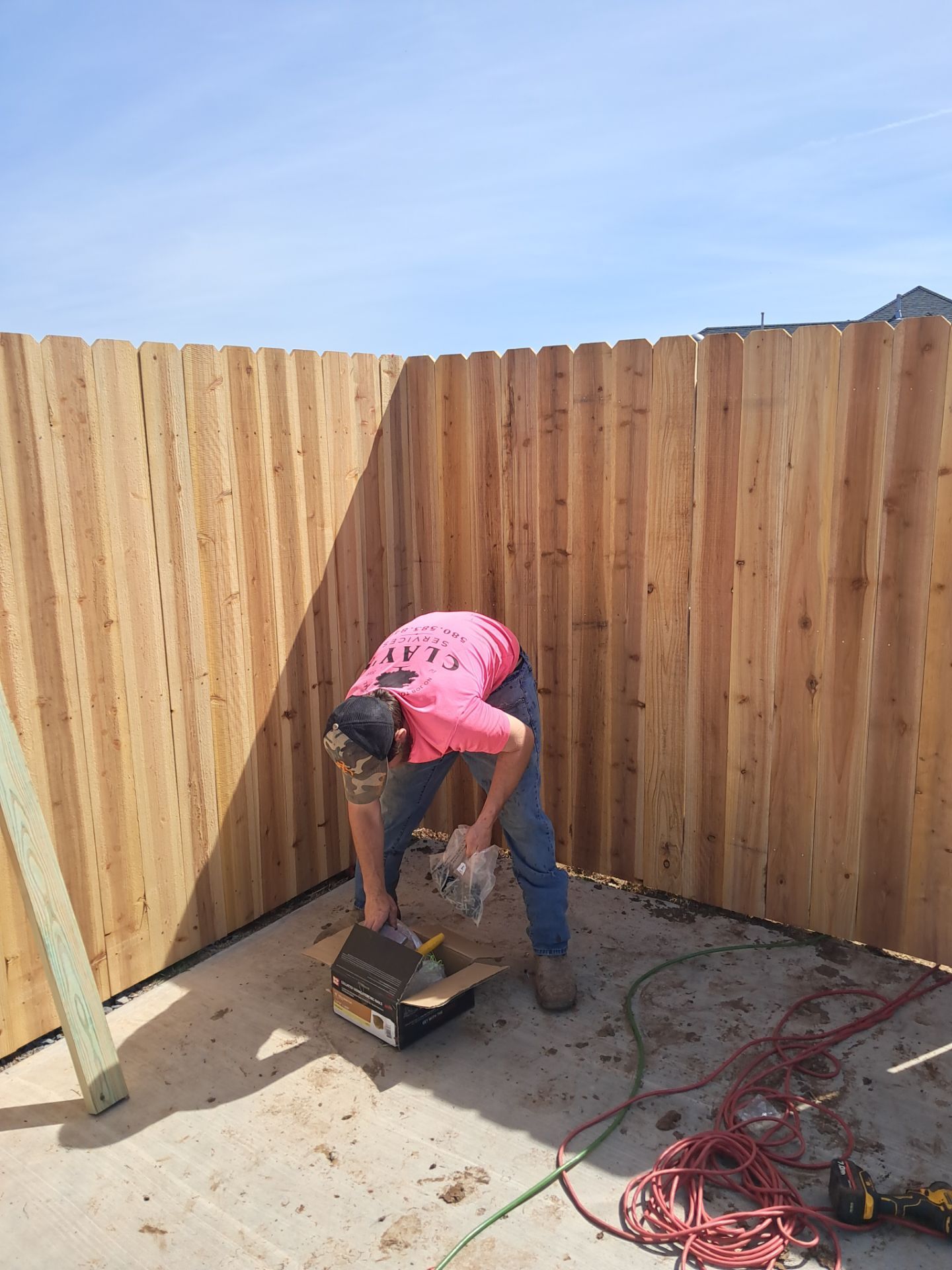 Fence Work by Clays Services Inc