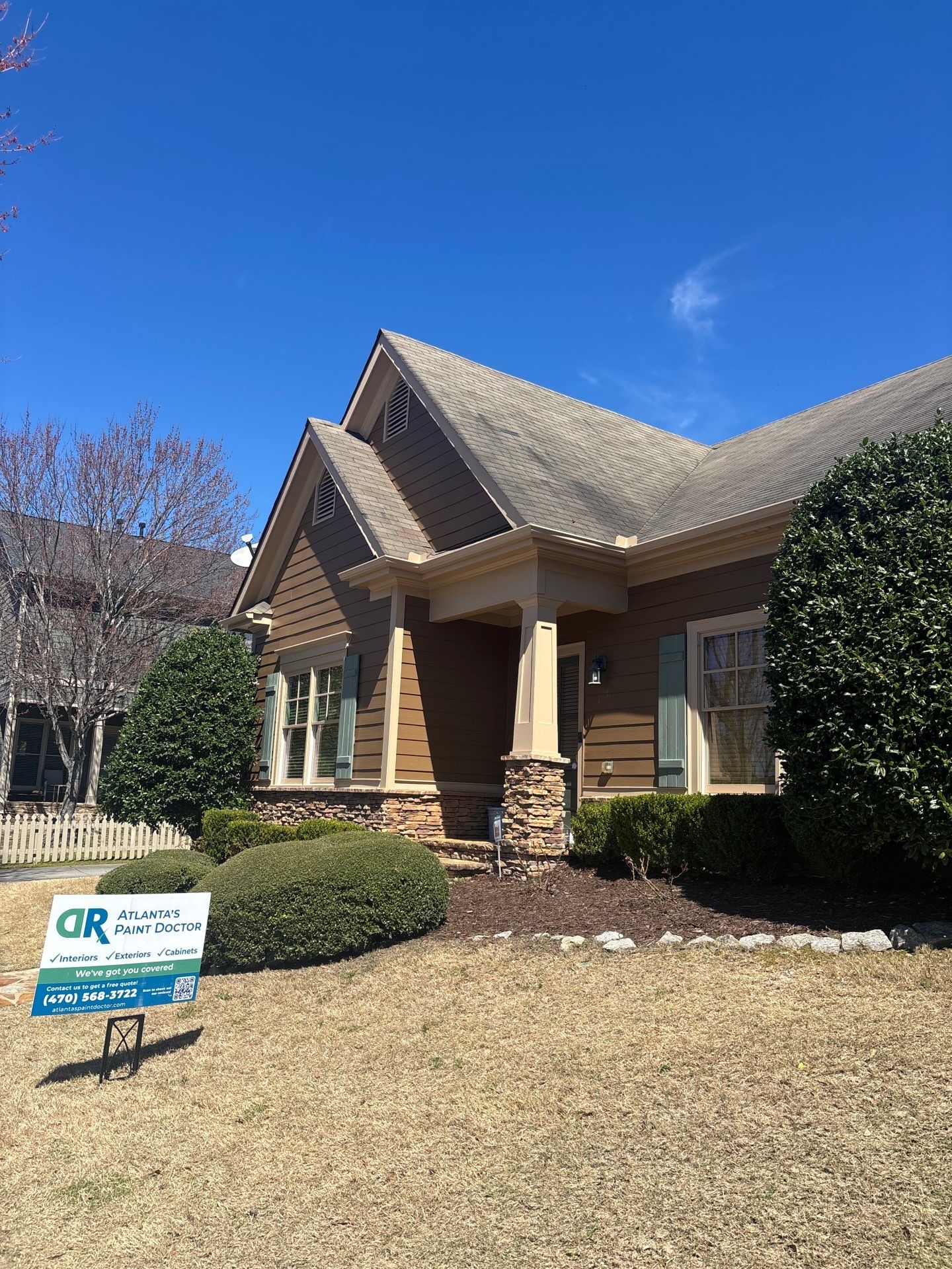 Enhanced Curb Appeal by Atlanta's Paint Doctor
