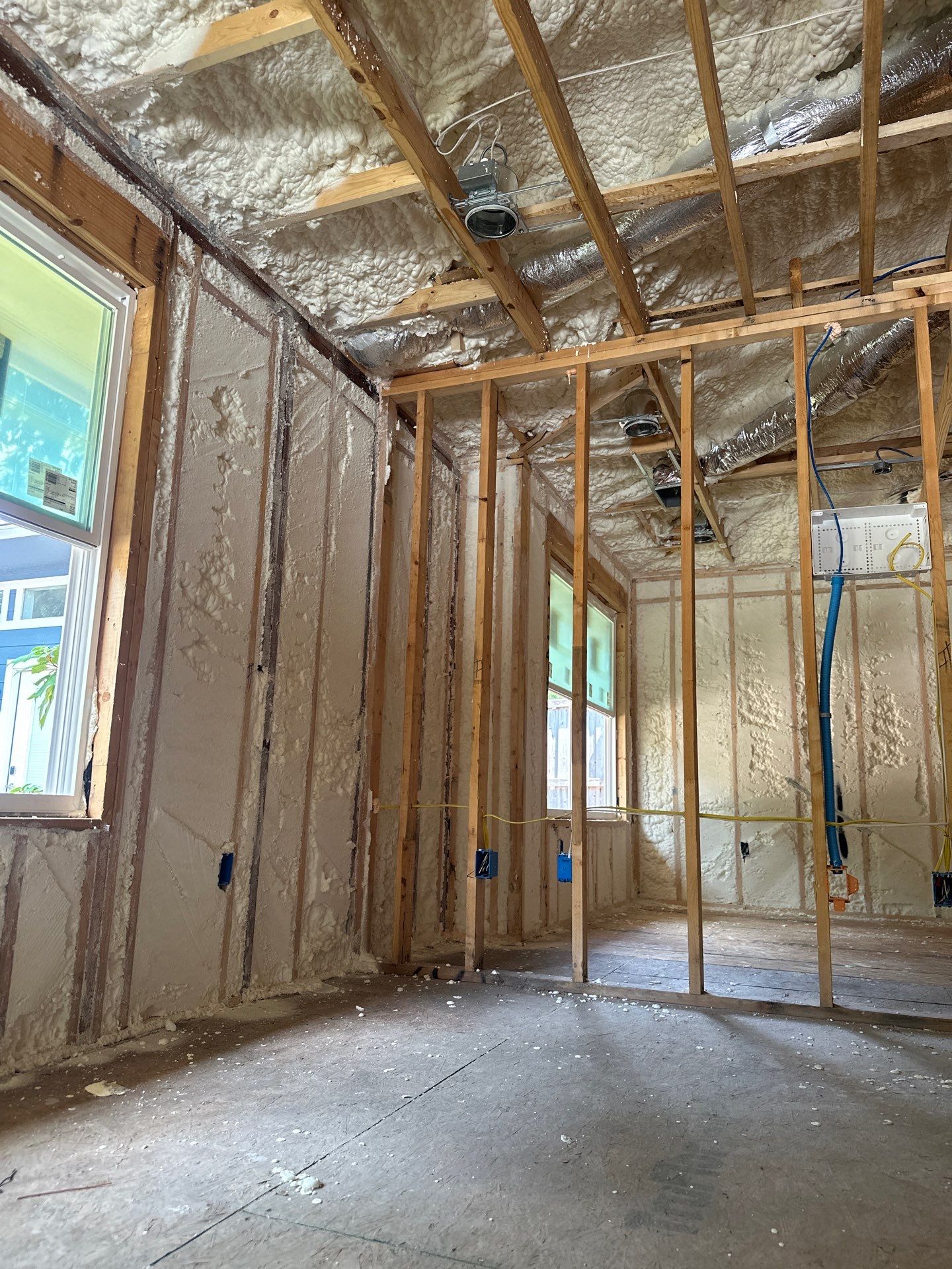 Full encapsulation open cell foam  by Apex Insulation Solutions