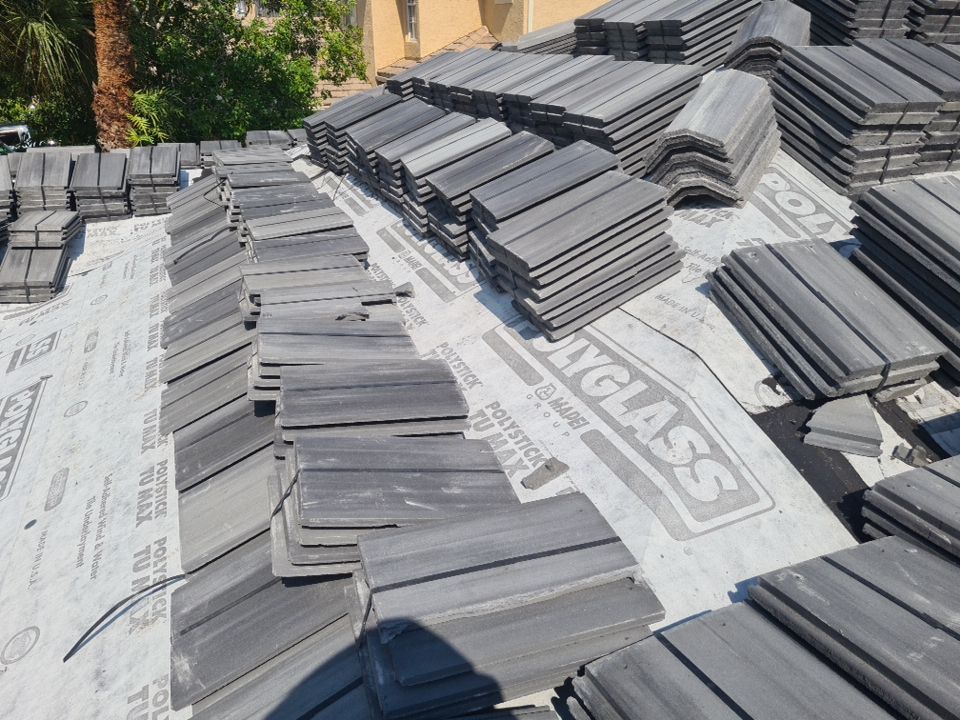 Residential Roofing Installation using Eagle Roofing Tile by BLUES BROTHERS ROOFING
