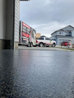 Garage Transformation using Domino with Blue