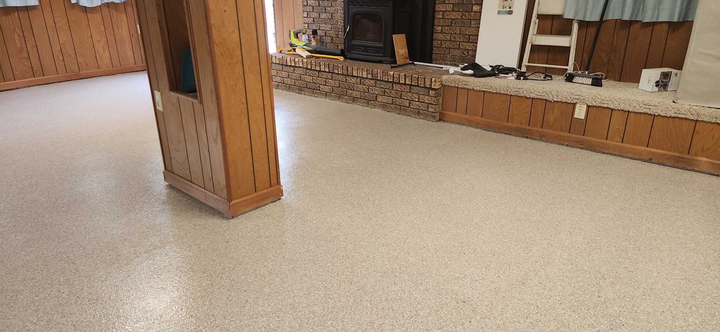 Basement using Pumice by Elite Floor Solutions
