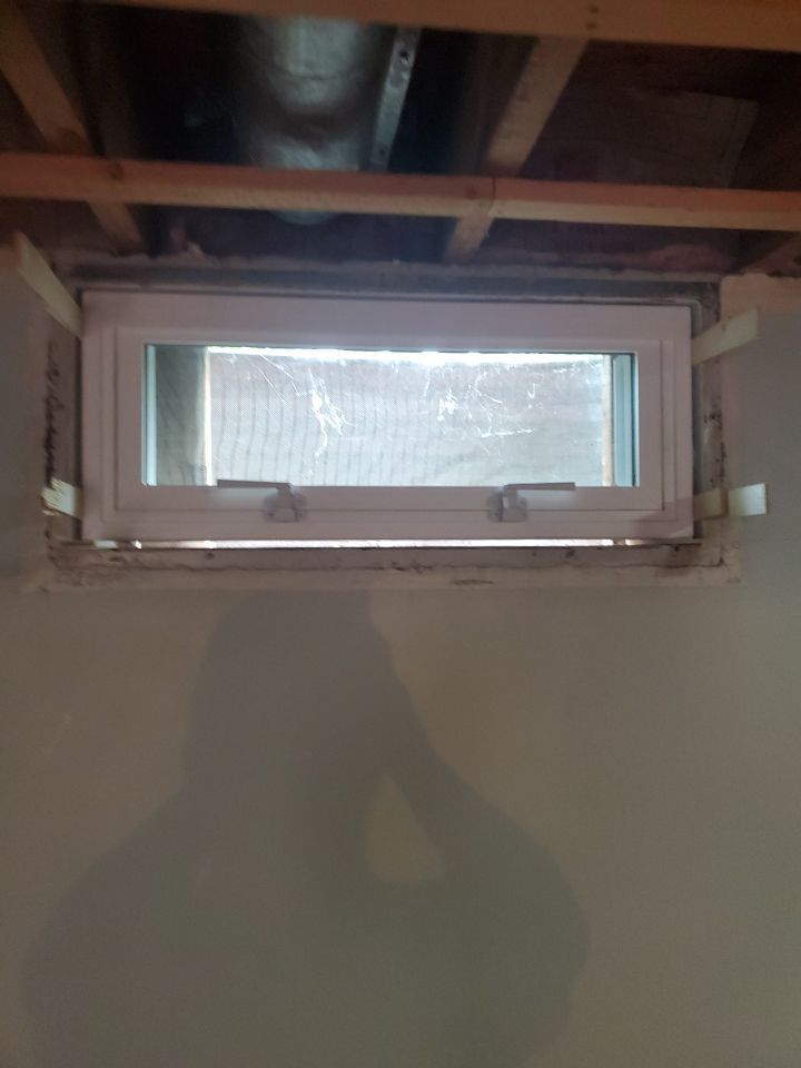 Egress Window using Provia Windows by Total Restoration Services