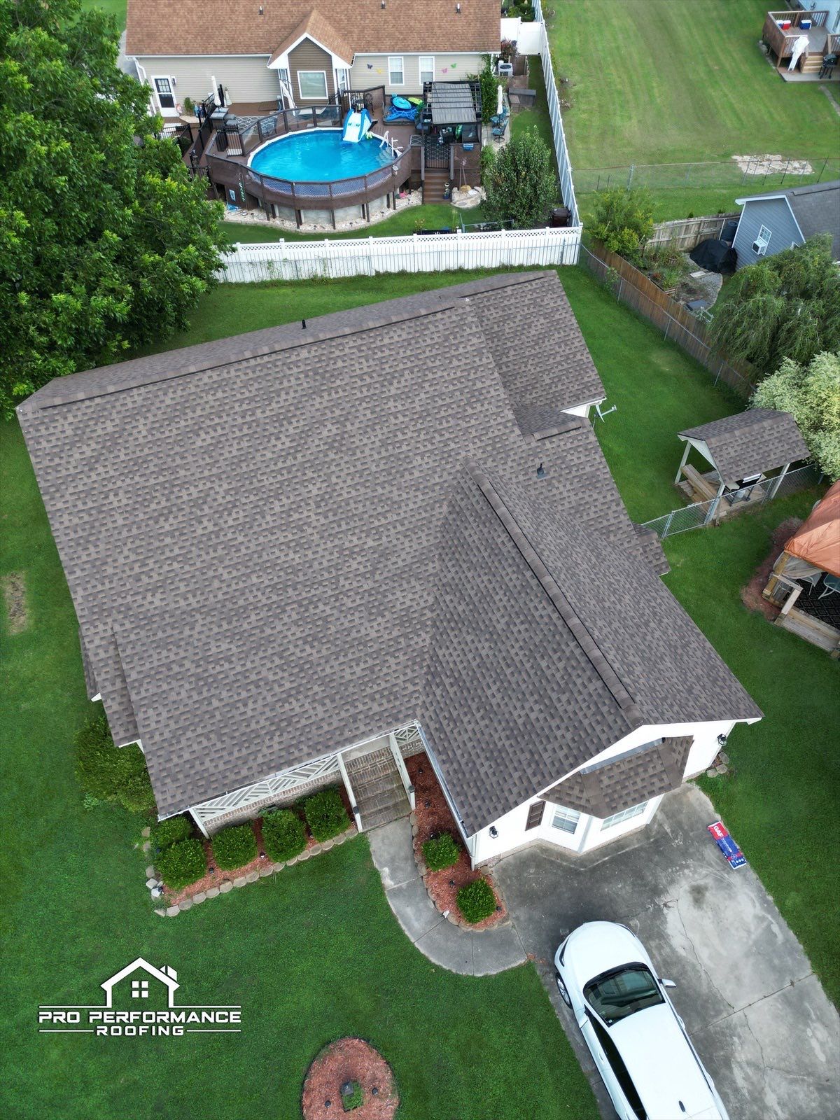 Roof Replacement - GAF Timberline HDZ Barkwood  by Pro Performance Roofing