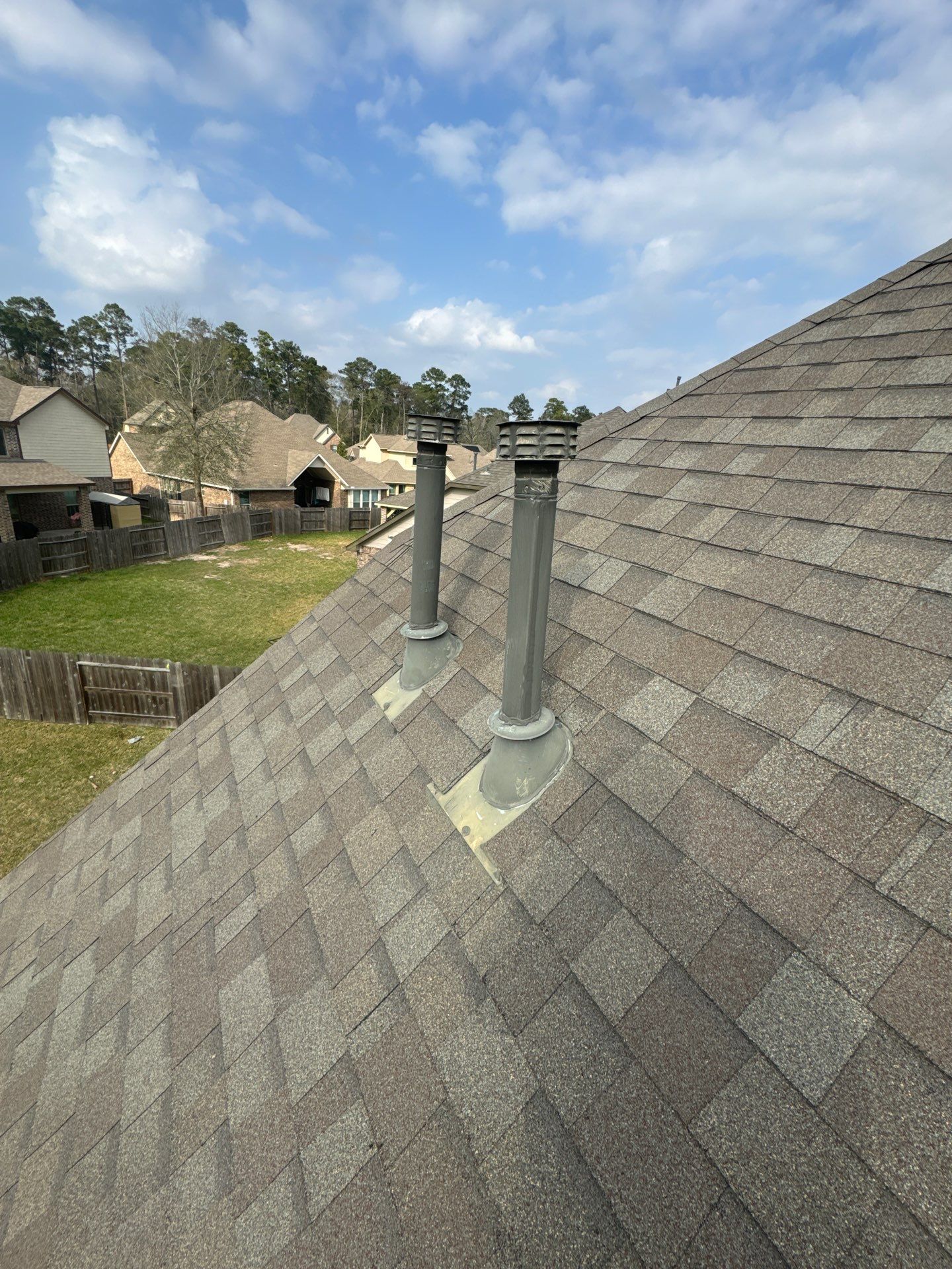 Project in Conroe, TX by Associates Roofing Unlimited 