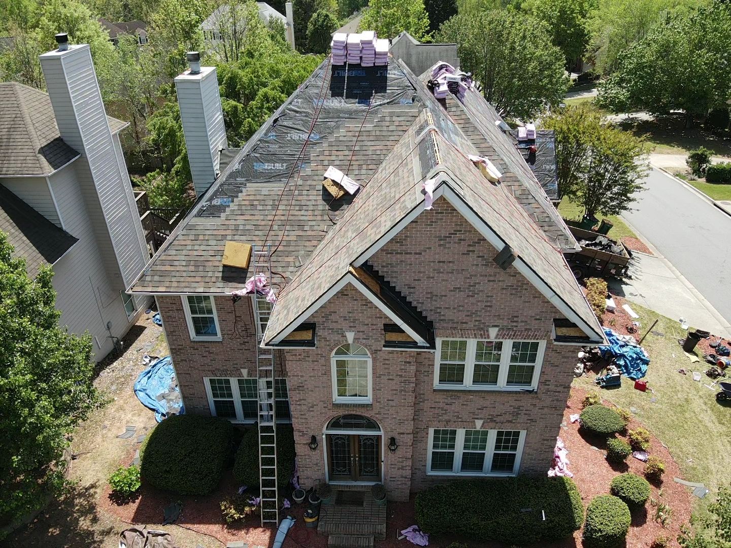 Residential Roofing Installation using Owens Corning by Inspector Roofing and Restoration