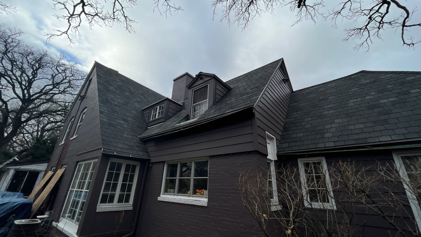 Slate Roof Removal using Atlas Storm Master Slate by Total Exteriors