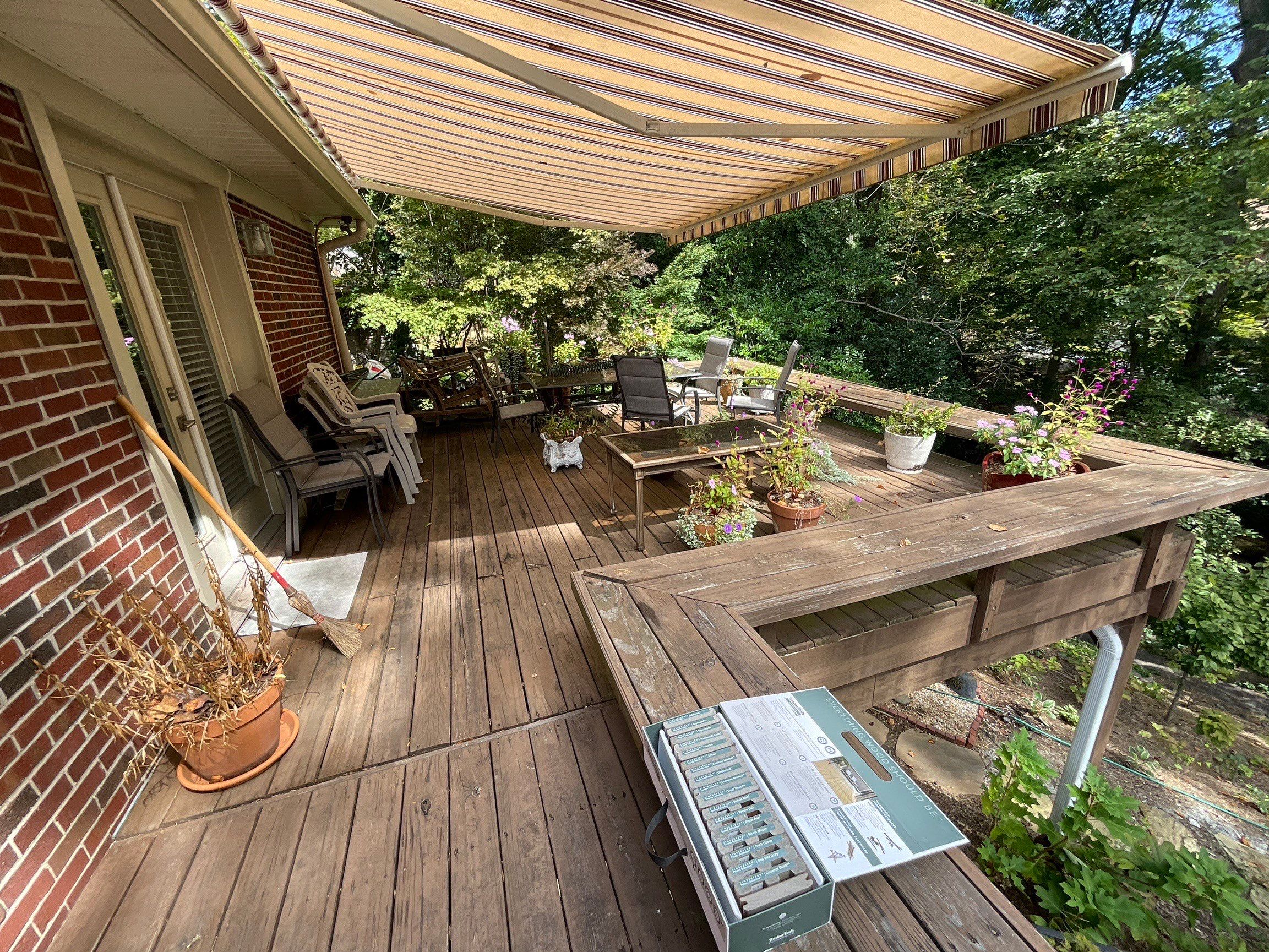 Pressure-Treated Wood Deck Replacement and Garden Bridge in Atlanta by Swift Home Renovations