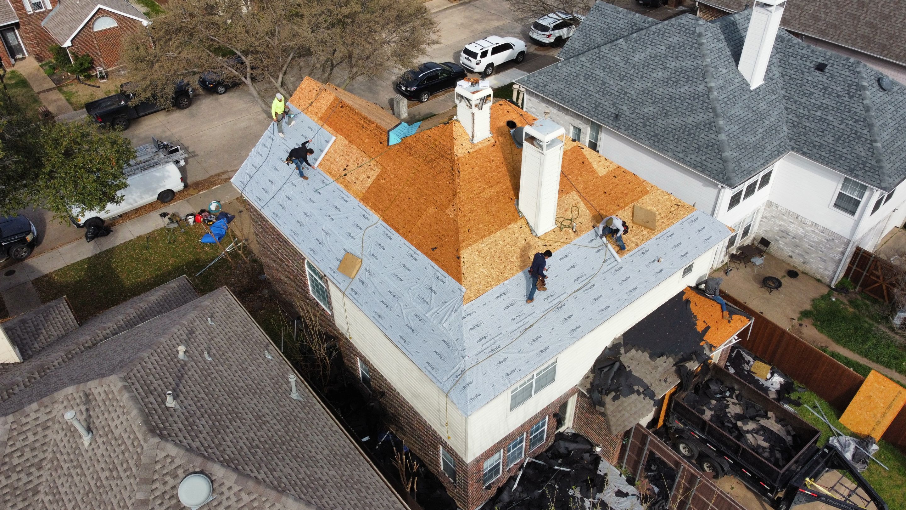 Project in Dallas by Zeus Exteriors
