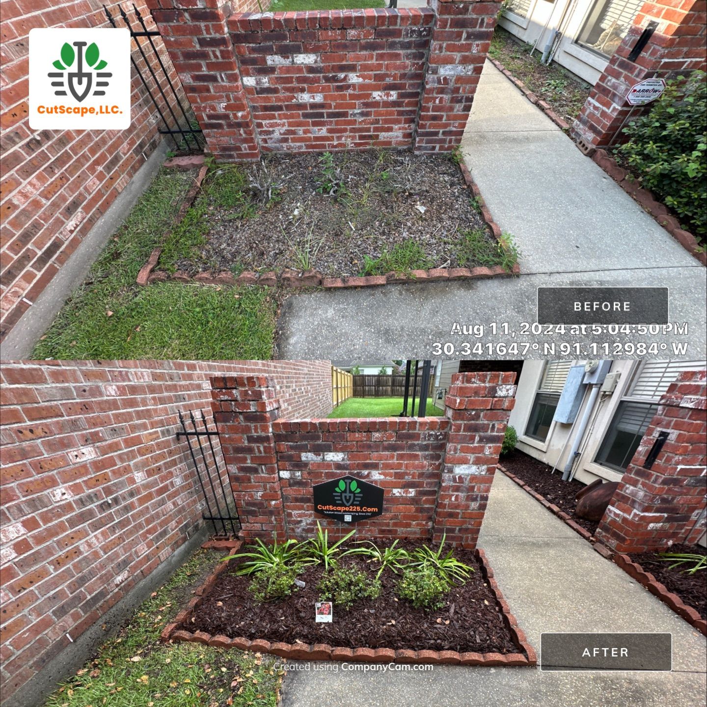 LANDSCAPE SERVICES: DEMO /PREP/ INSTALL / TRIM / MULCH INSTALL by CutScape, LLC.
