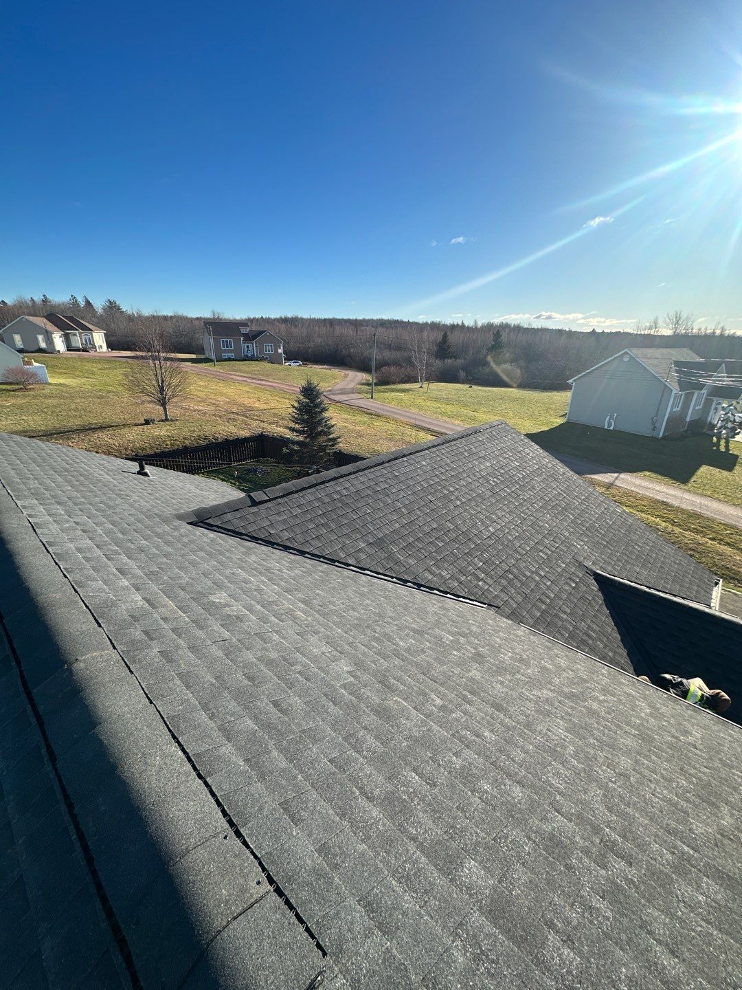Residential Roofing Installation using Asphalt GAF HDZ  by Artisan Roofing & Home Improvements Inc.