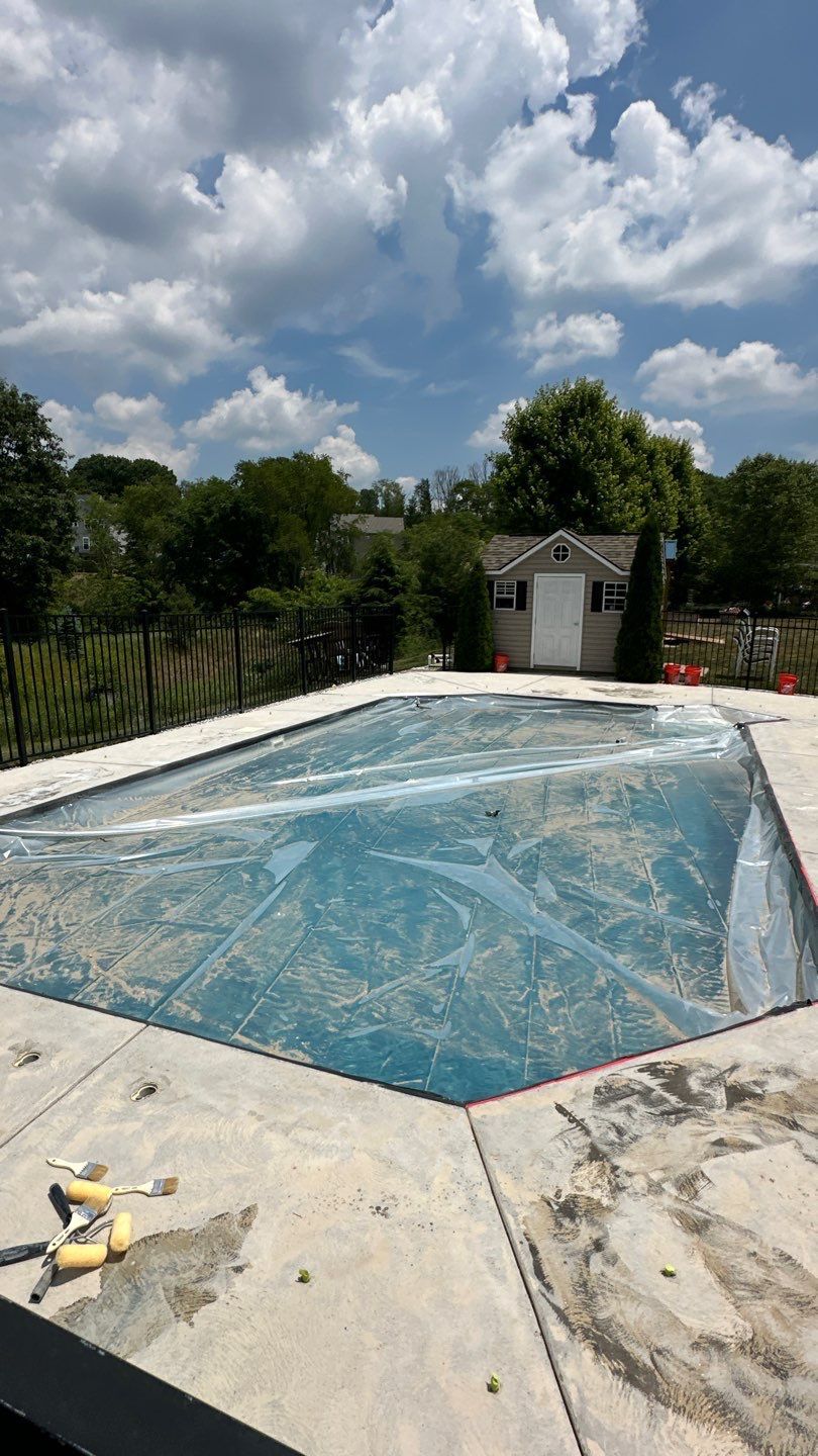Pool Deck Project in Gibsonia by Floors in a Day, Inc