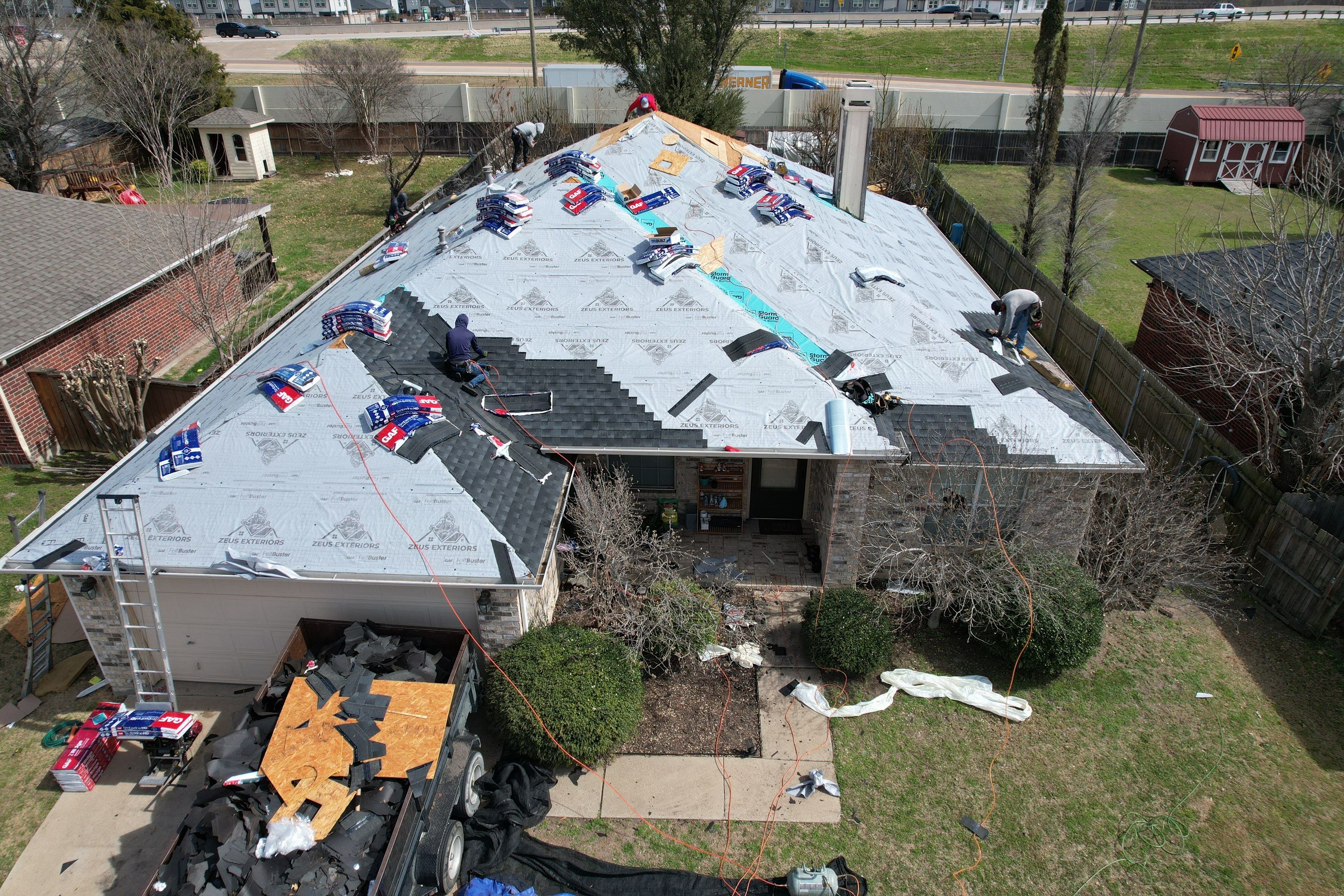 Project in Arlington  by Zeus Exteriors