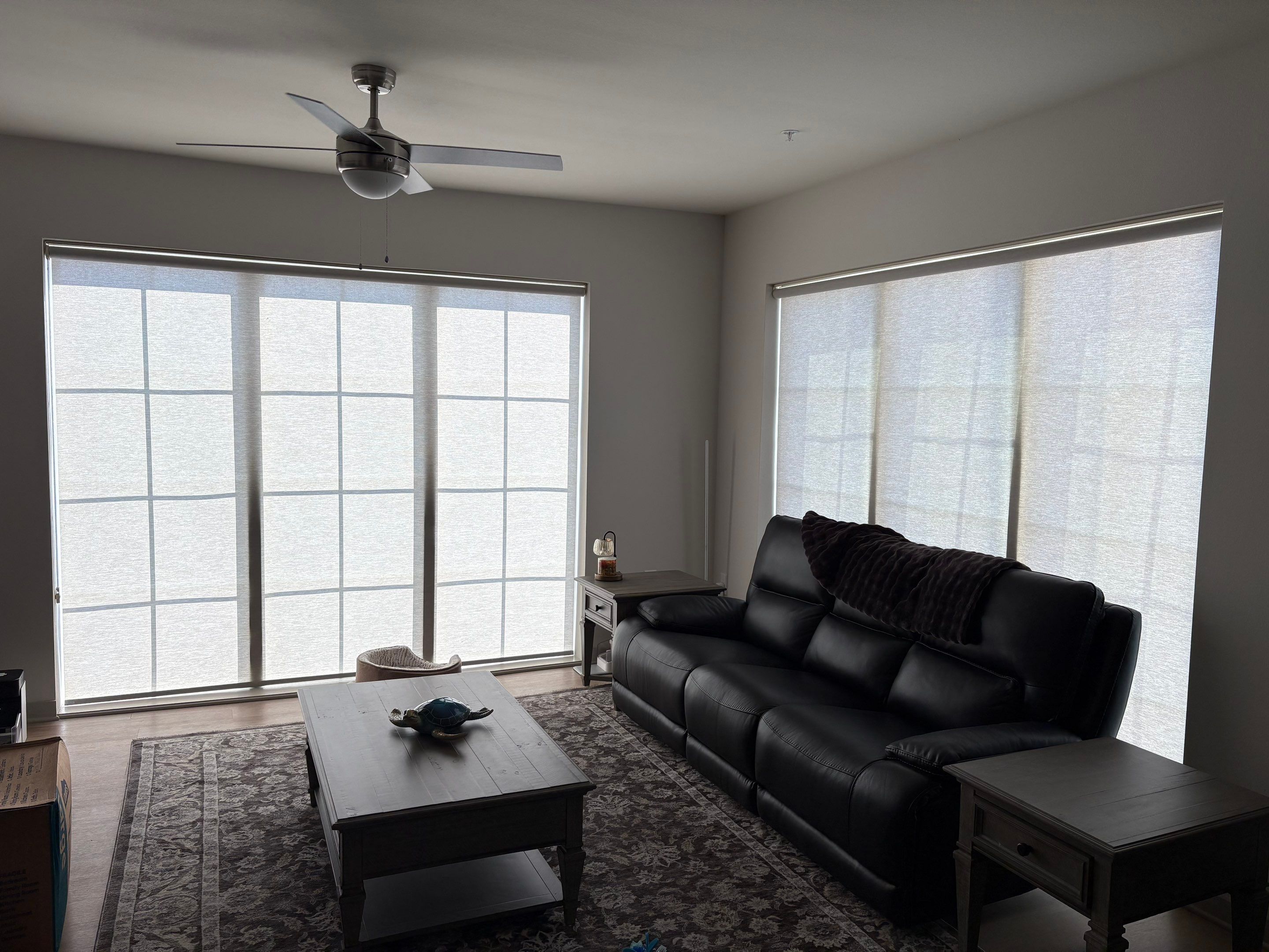 Roller Shades Project in Huntsville, AL by Blinds and Borders