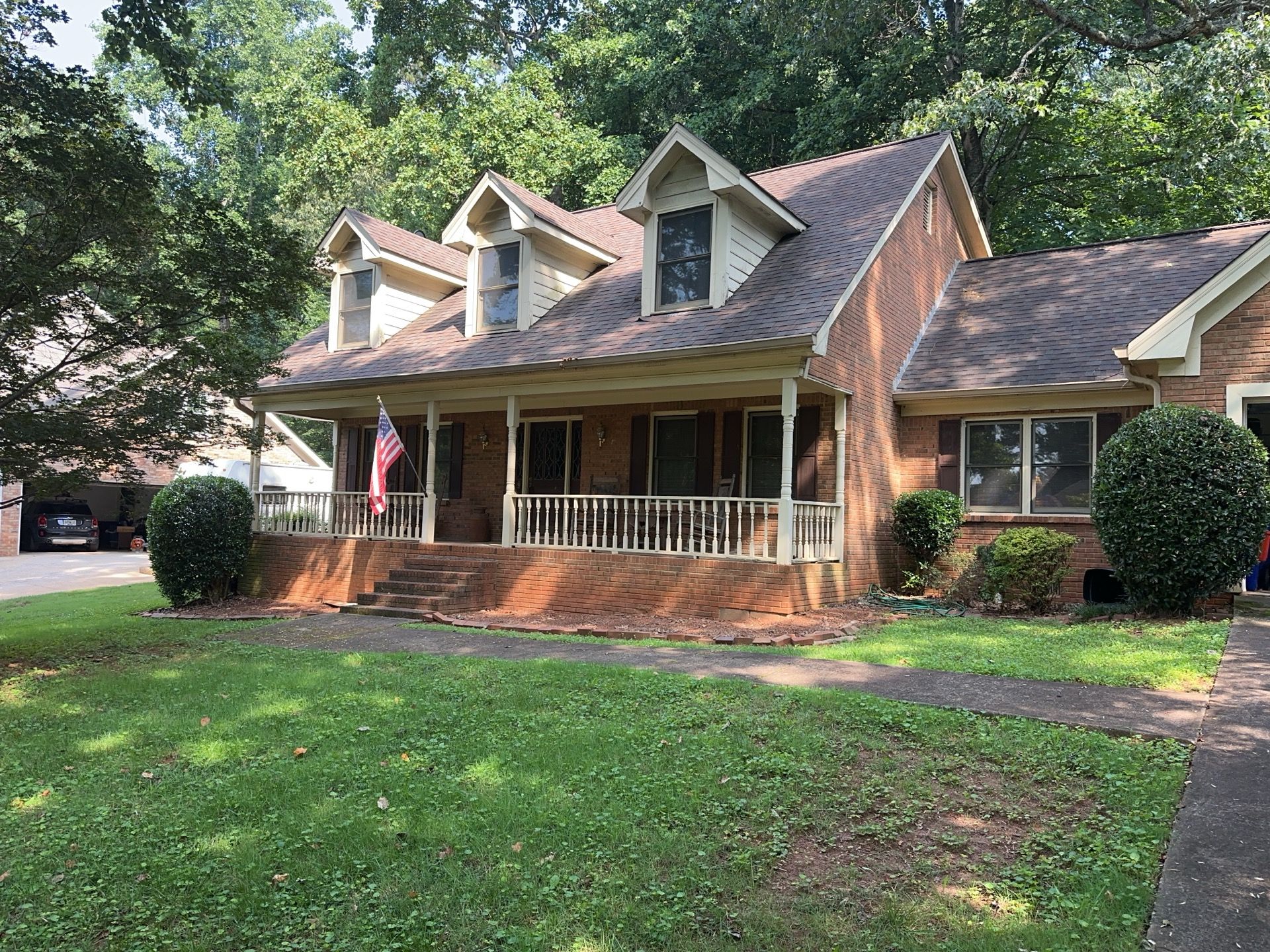 Dormer Siding Replacement and Exterior Painting in Lawrenceville, GA by Nelson Exteriors 