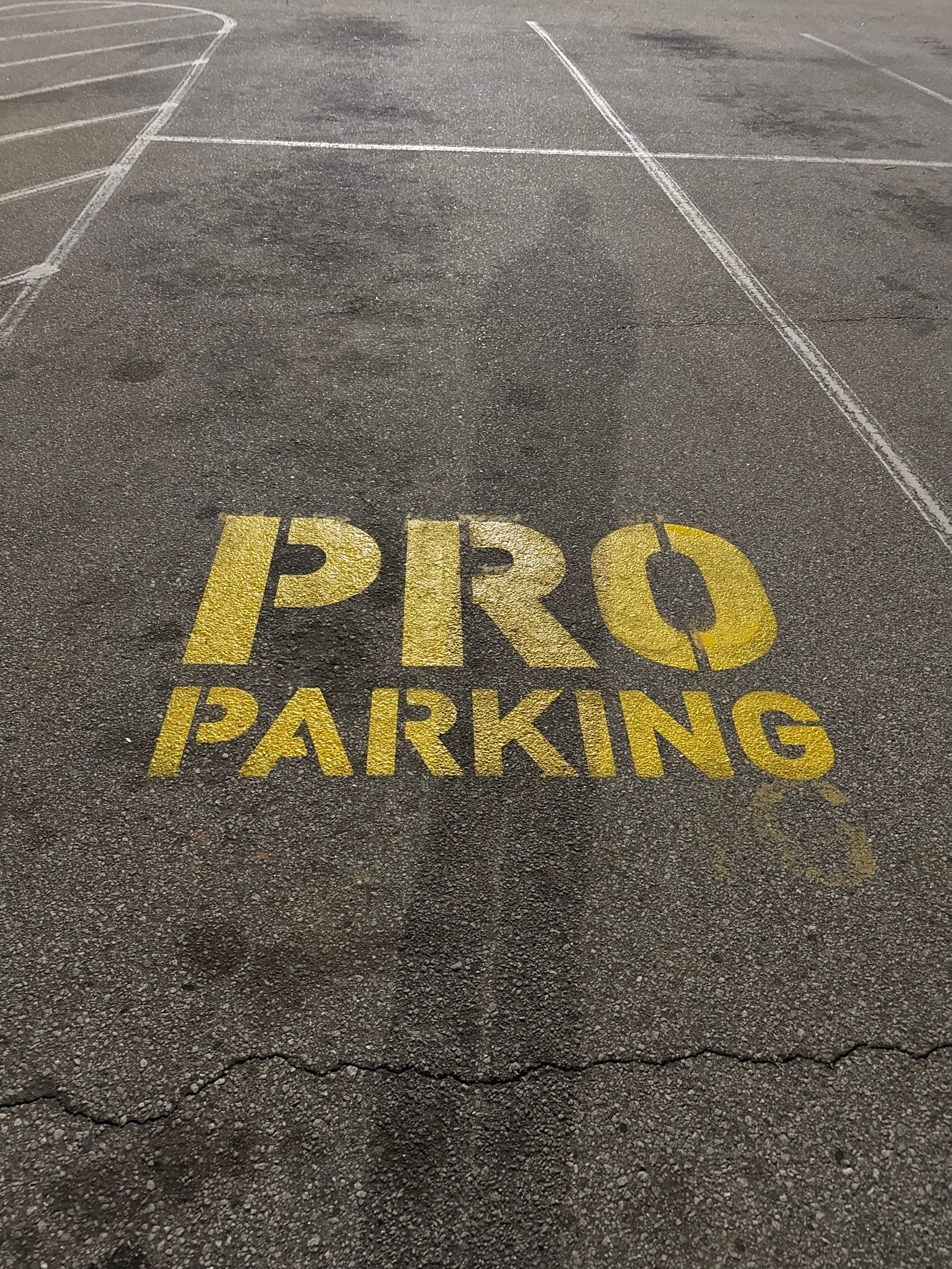 Parking Lot Re-stripe for Lowes by Spade Construction