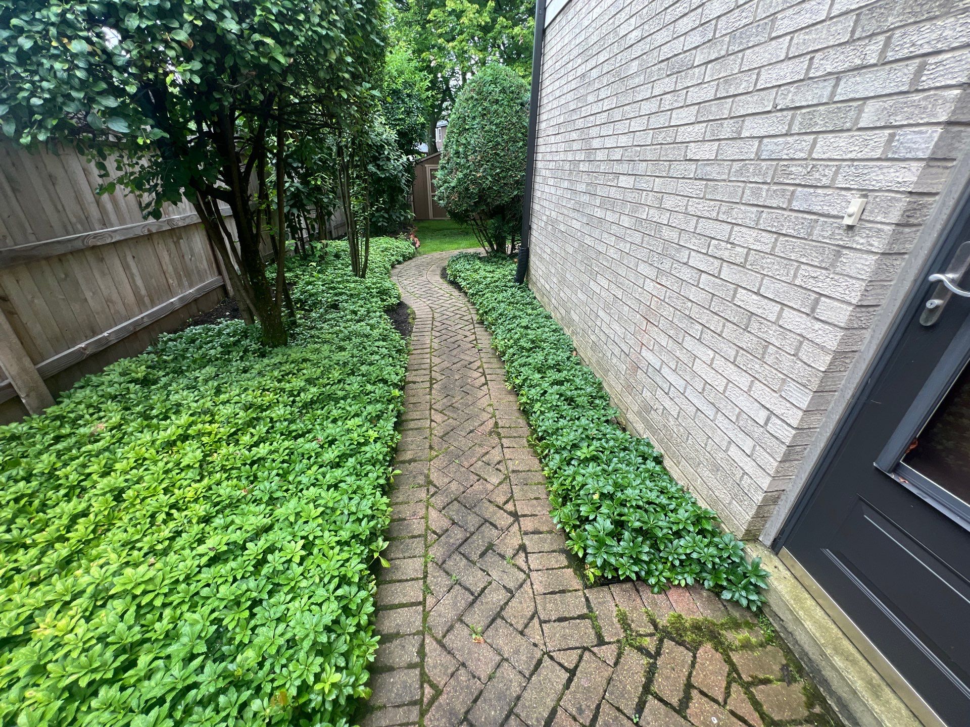 Brick paver clean, sand and seal.  using Surebond SB-1300 by Northern Power Washing LLC.
