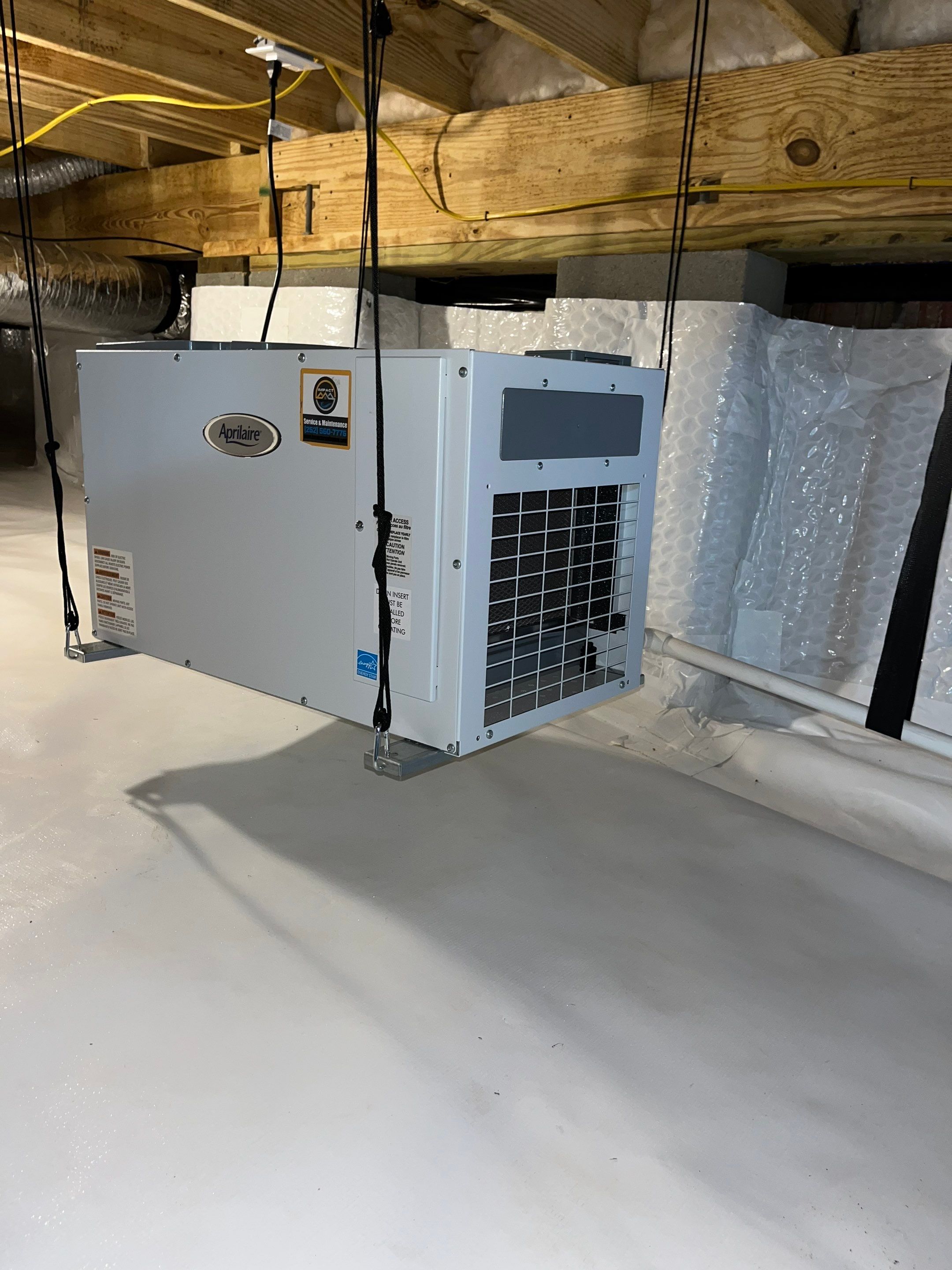 Impact Choice Encapsulation with French Drain, Mold Removal, and Crawlspace Door by Impact Crawlspace