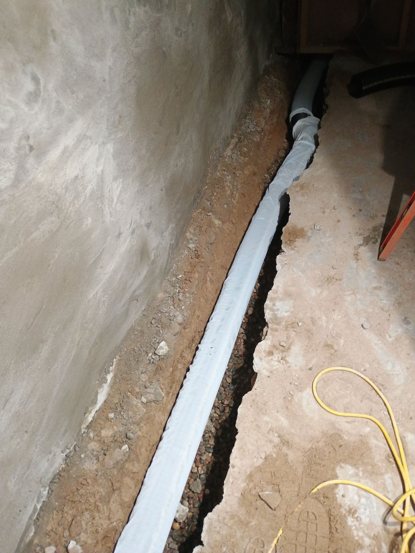 Interior Drain Tile & Wall Drainage in St. Paul, MN by Waterproofing Northeast