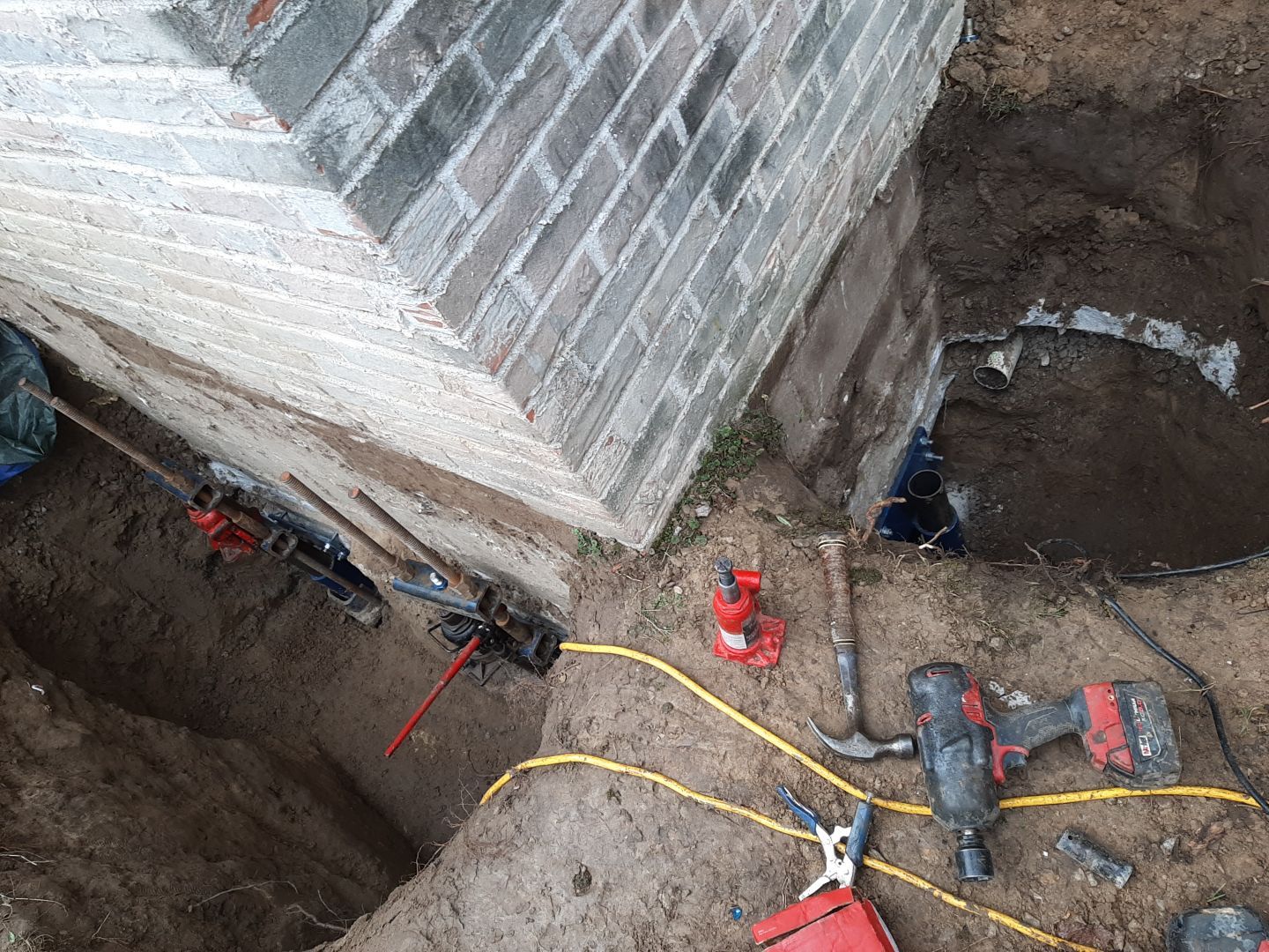 Helical Piers and Wall Crack Injections by Toledo Basement Repair