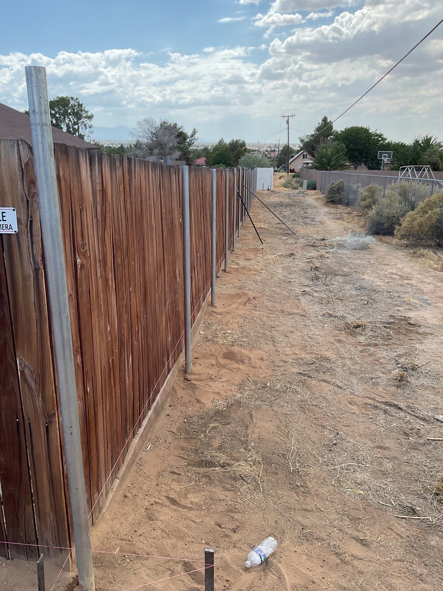 Dark Brown Privacy Chain Link Fence by Fence Guys Inc.