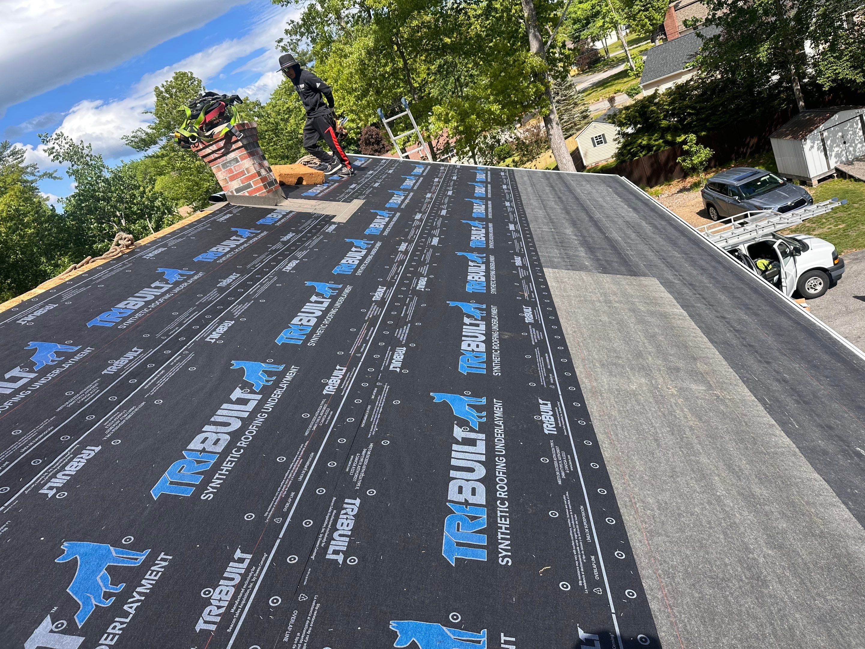 Asphalt Roof Replacement and IKO Cambridge Shingle Installation in Sanford by Tall pine roofing