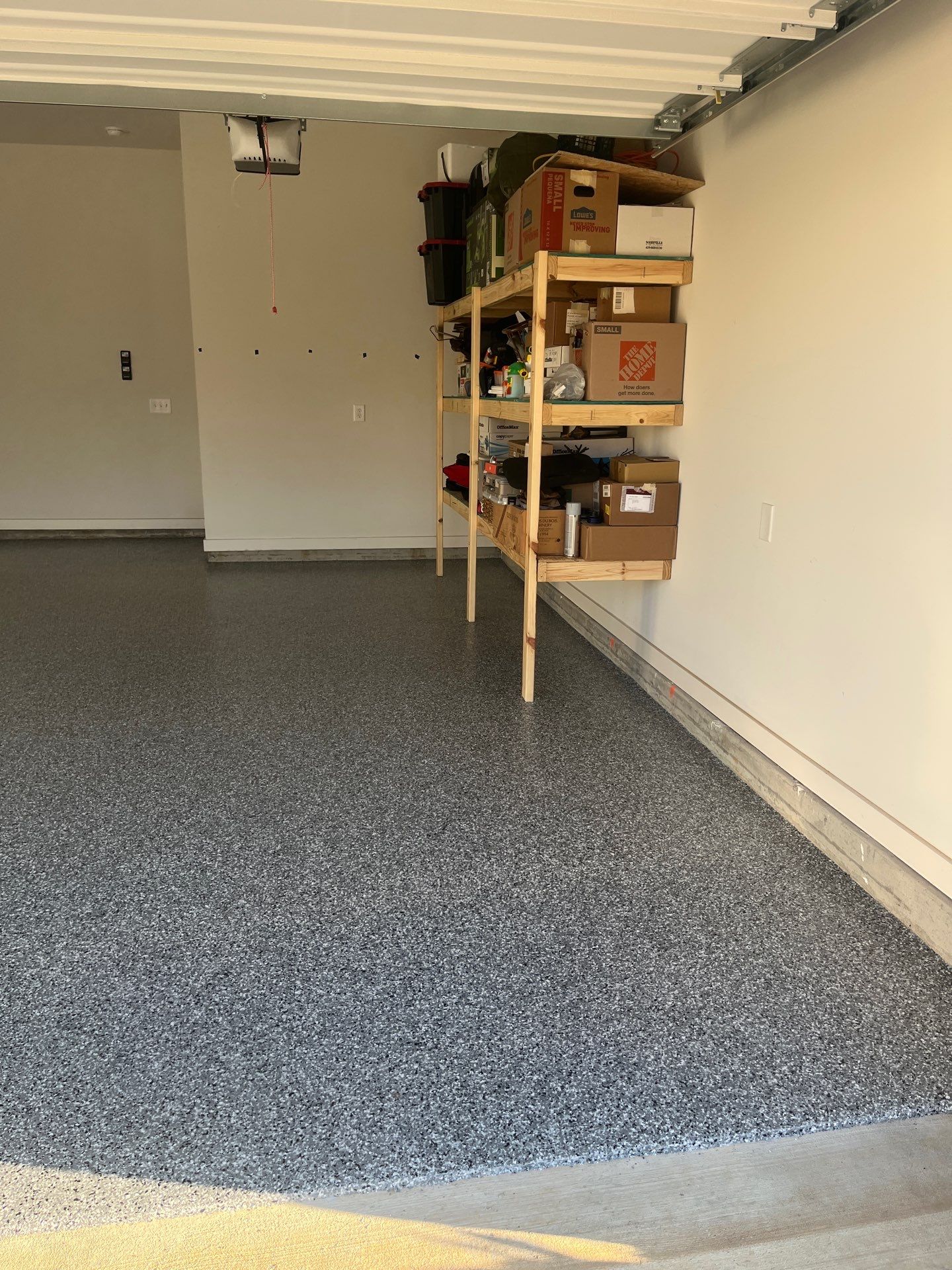 Garage Floor Coating using Wombat by My Garage Floor Guys