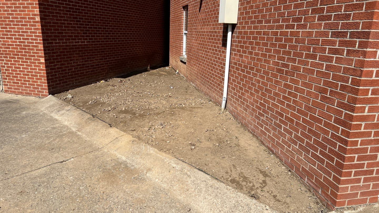River rock installation using River Rock by GrassBusters, Inc.